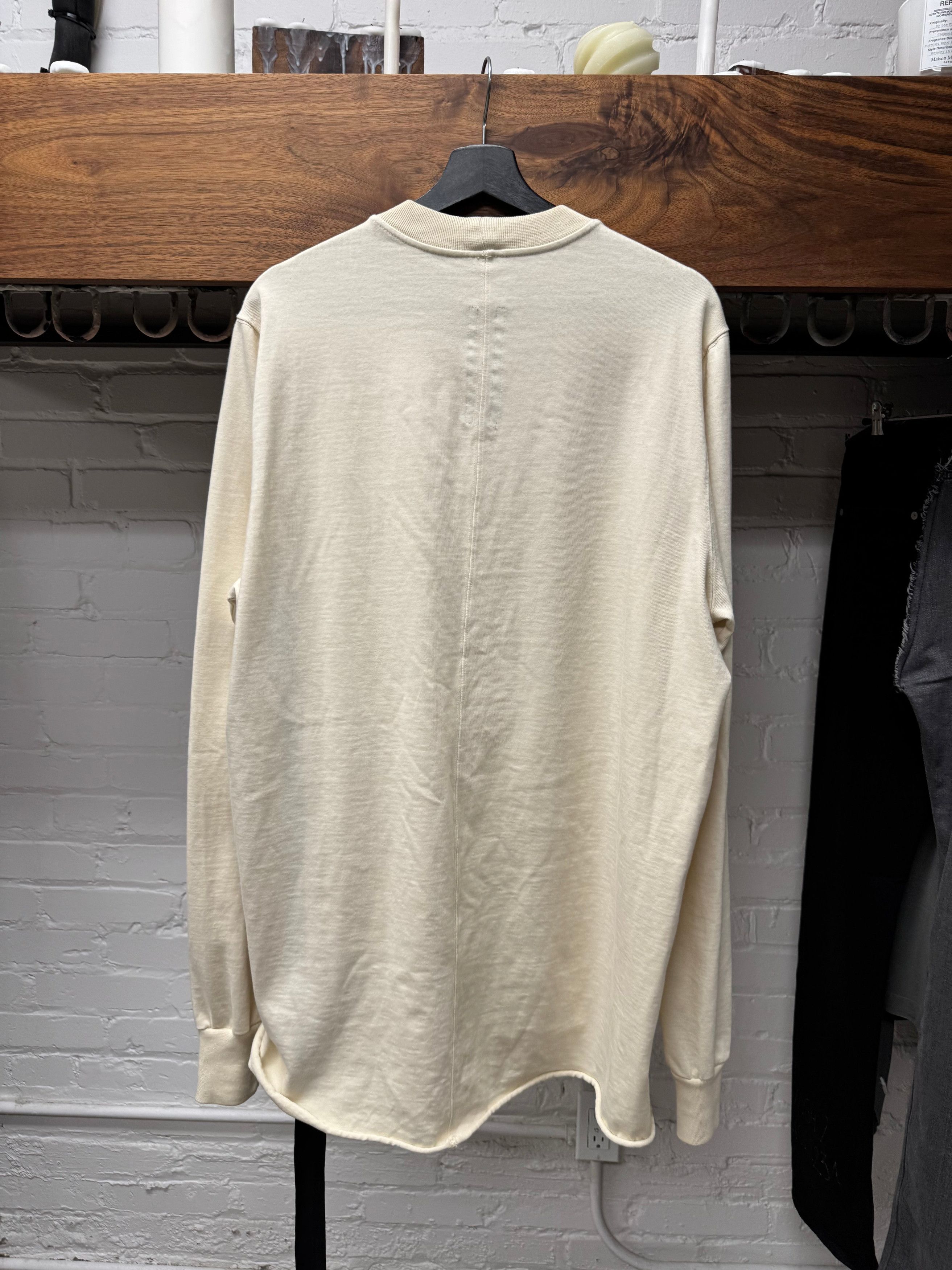 Rick Owens Rick Owens ‘Natural’ Cream White Sweatshirt Size US M / EU 48-50 / 2 - 4 Thumbnail