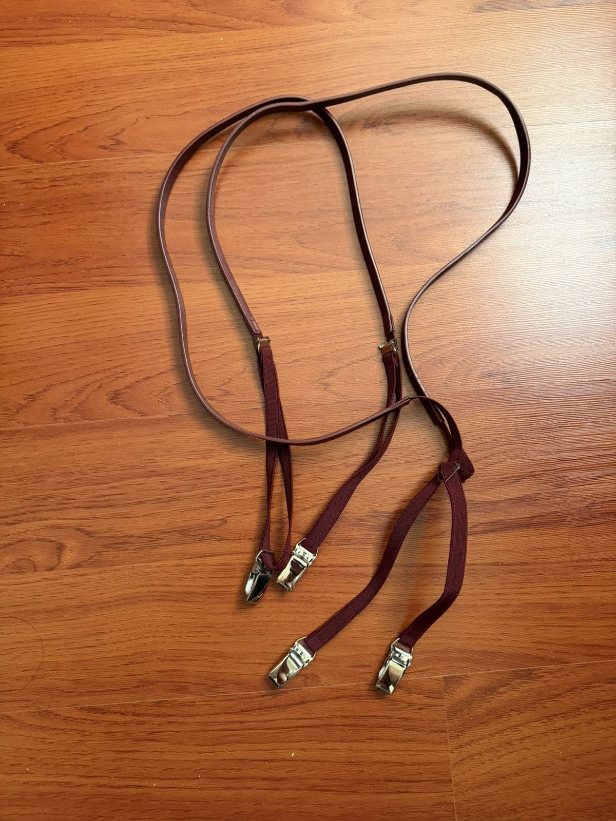 Dior Homme Spring Summer 2006 Red Suspenders