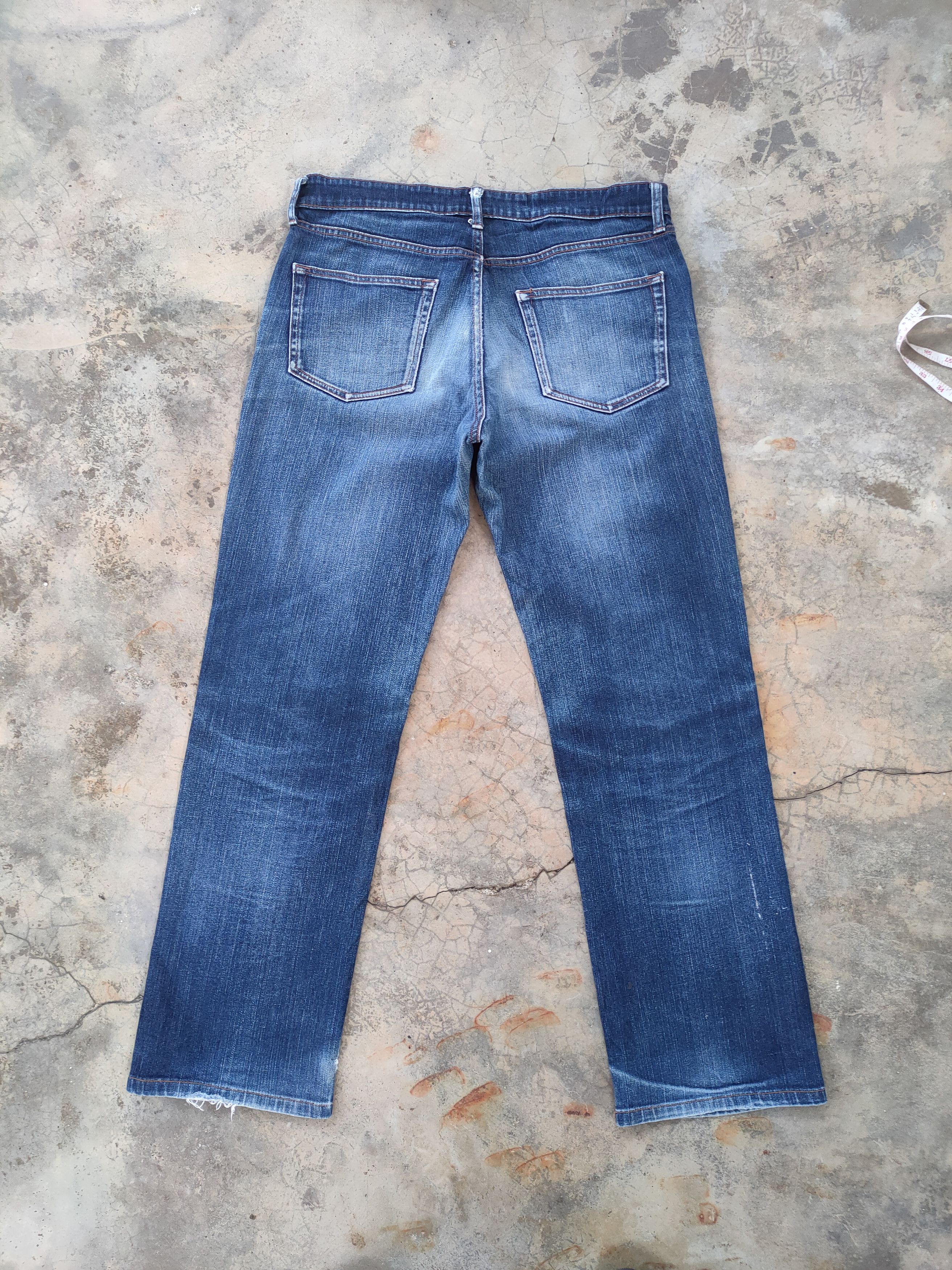 Japanese Brand W34 VINTAGE JAPANESE DISTRESSED RIPPED JEANS DENIM PANTS Size US 34 / EU 50 - 8 Thumbnail