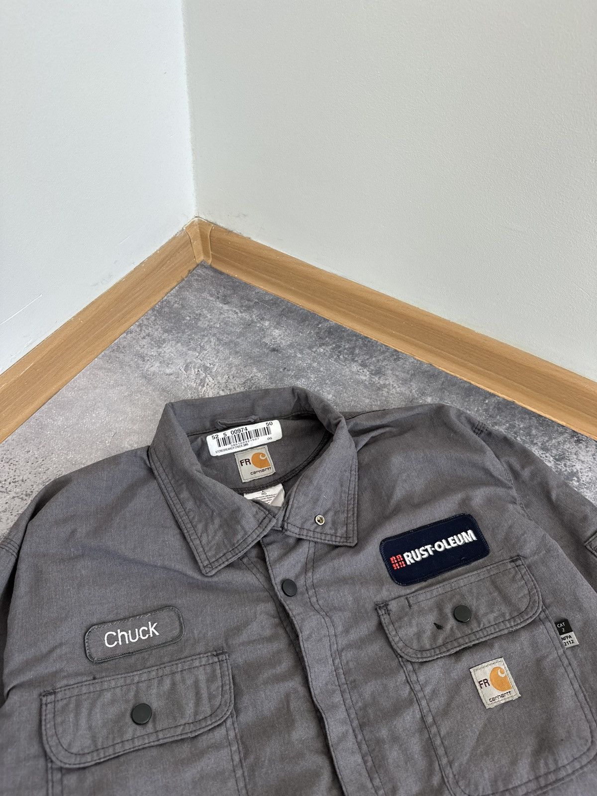 Carhartt Vintage Carhartt USA Flame Resistant Utility Work Overall Size US 36 / EU 52 - 3 Thumbnail