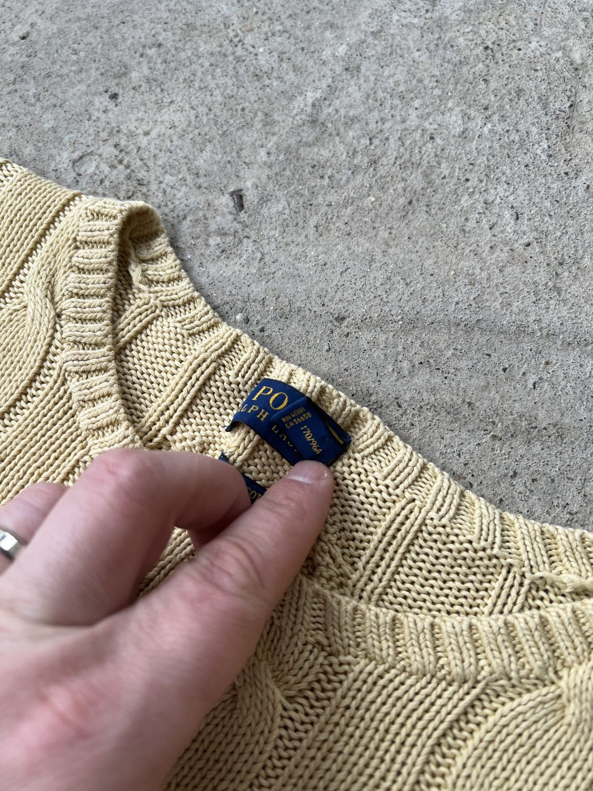 Polo Ralph Lauren Polo Ralph Lauren Cable Knit Sweater Size L / US 10 / IT 46 - 3 Thumbnail