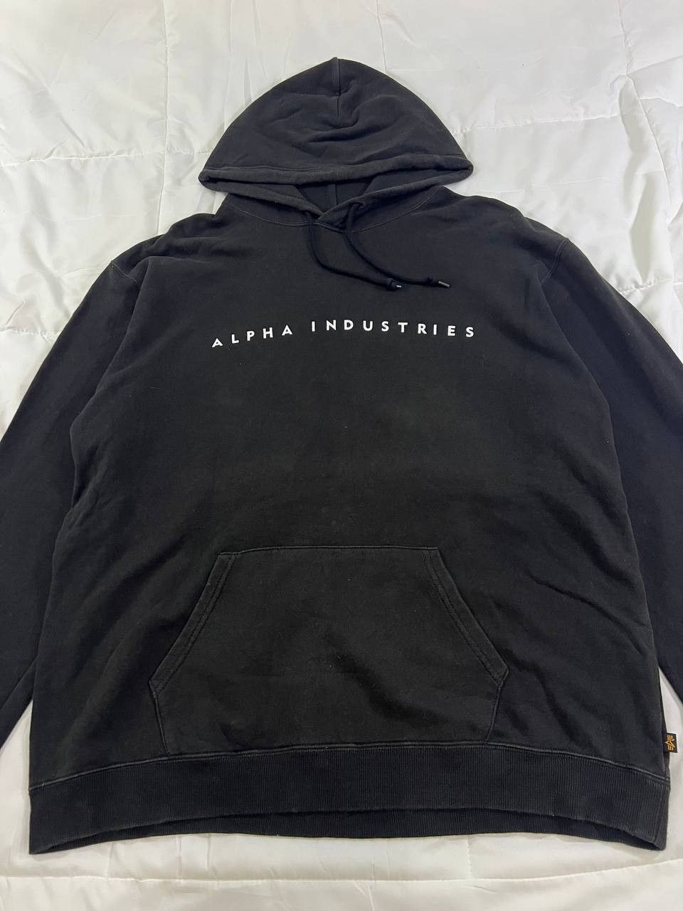 Alpha Industries × Vintage Y2K Black Alpha Industries Hoodie Size US XL / EU 56 / 4 - 2 Thumbnail