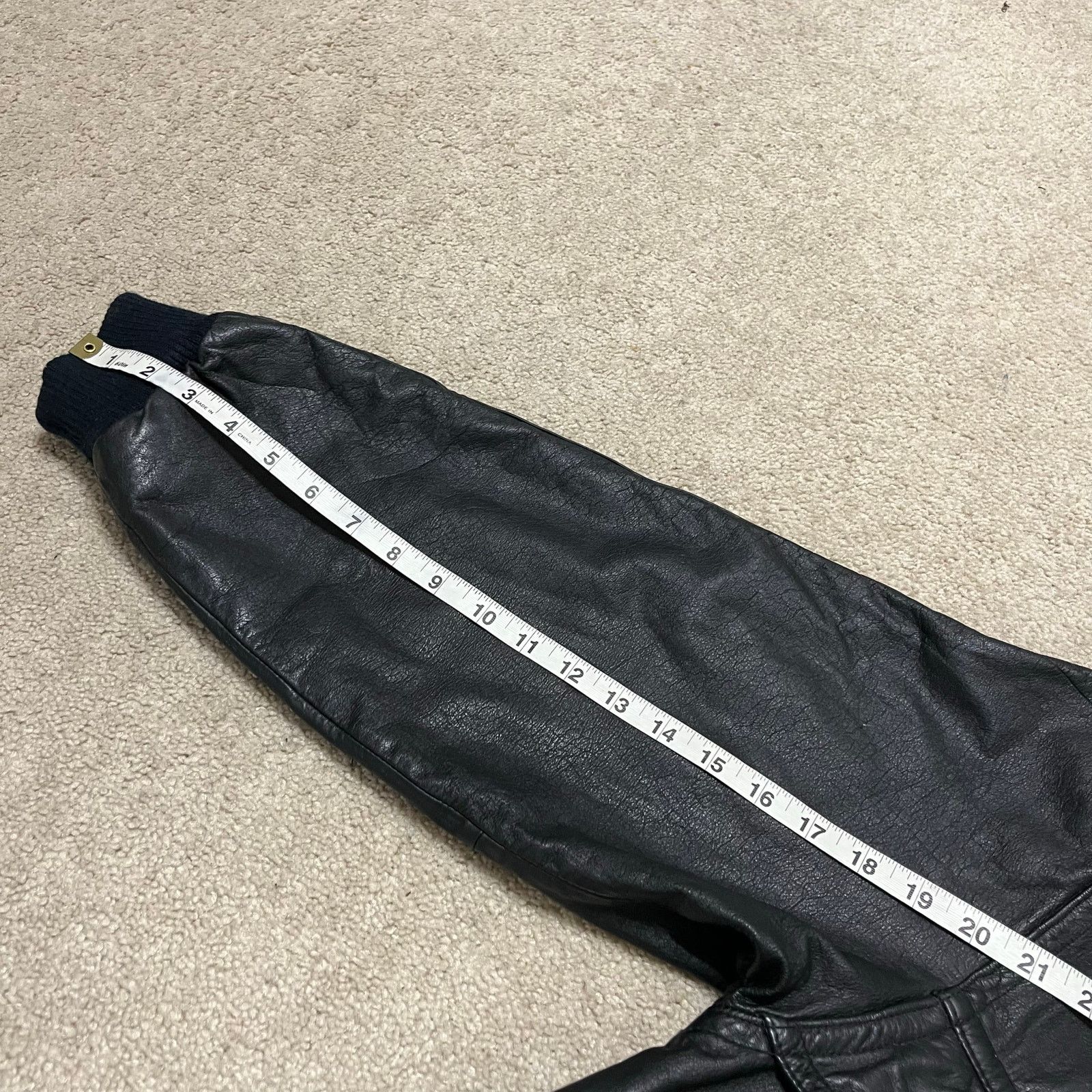 Other Ash Creek Trading Full Zip Leather Bomber Black Jacket M Size US M / EU 48-50 / 2 - 7 Thumbnail