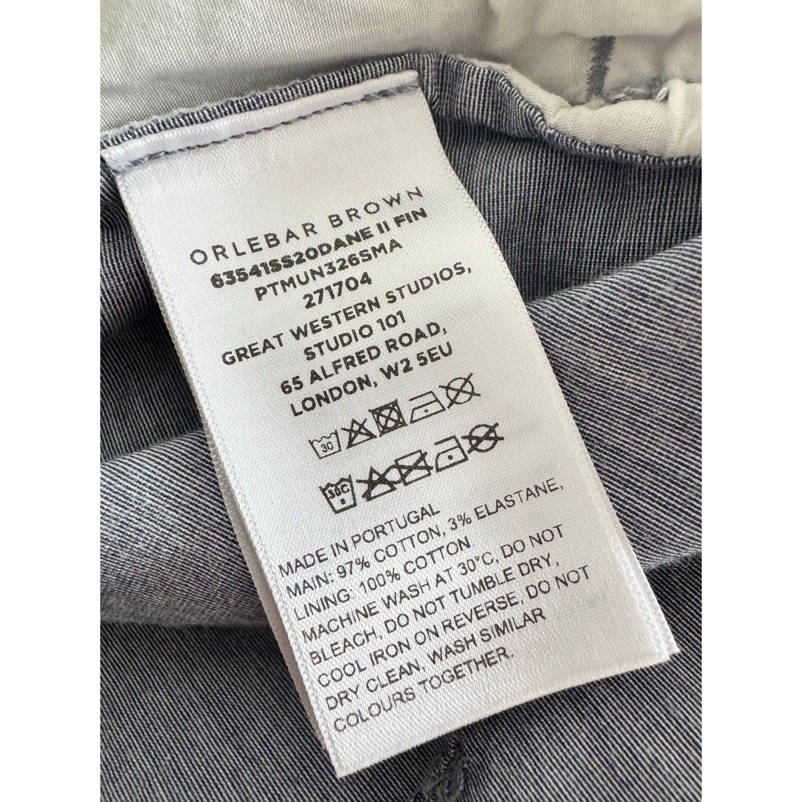 Orlebar Brown Orlebar Brown Tailored Cotton Shorts Gray Size US 33 - 7 Thumbnail