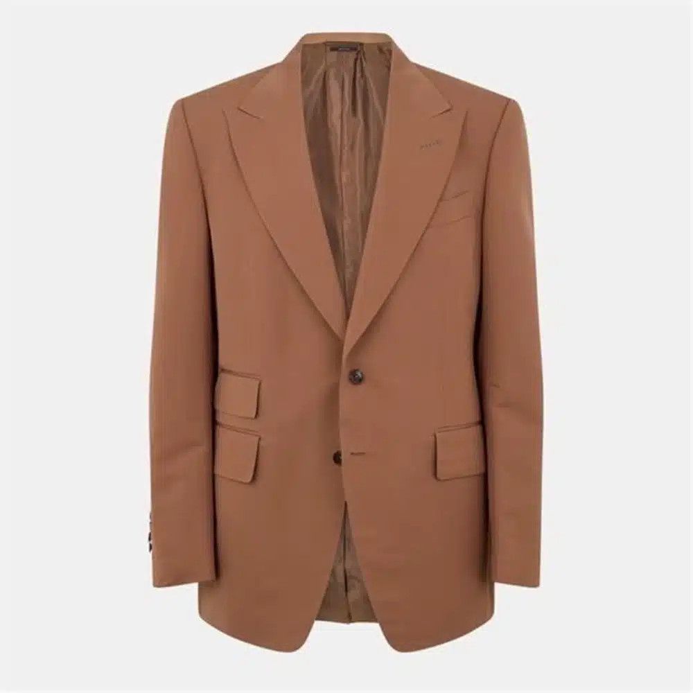 Tom Ford o1sndg0825 11EL40 Shelton Jacket in Brown Size US M / EU 48-50 / 2 - 1 Thumbnail