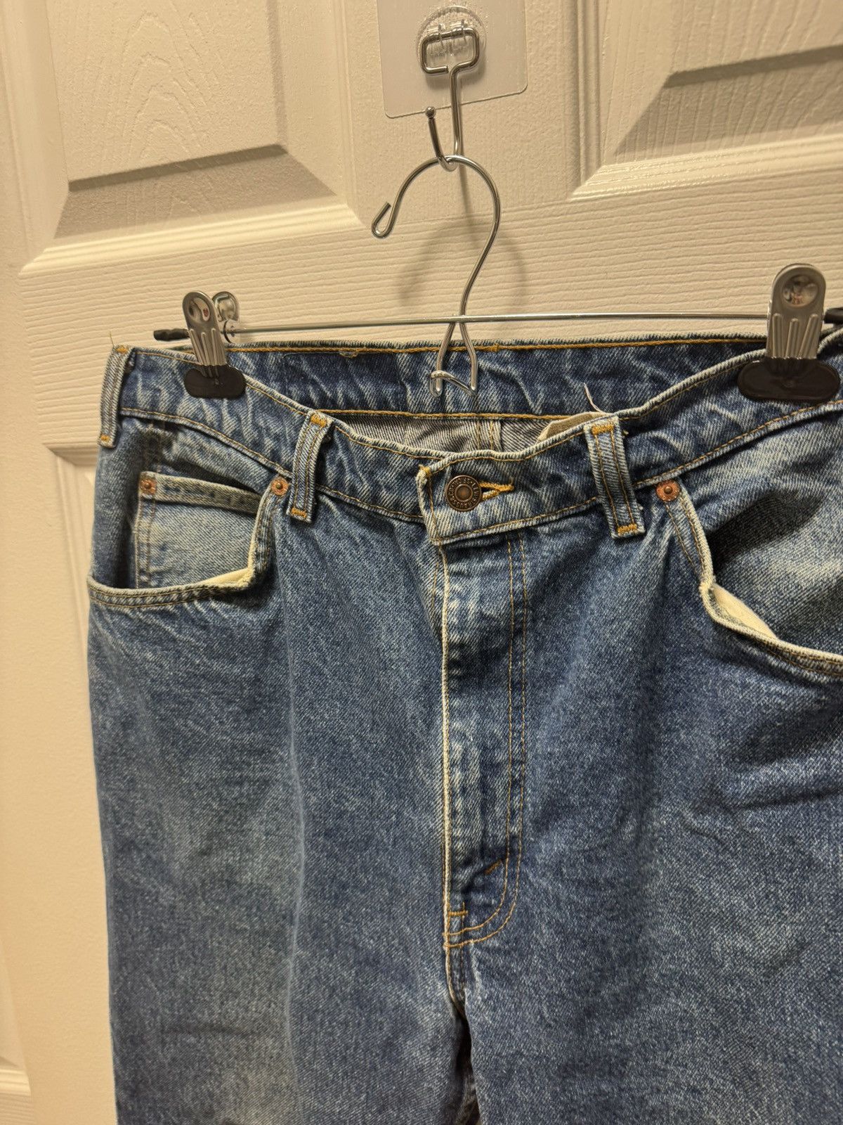 Levi's Vintage Clothing Levi's Levis 619 Orange Tab Vintage 00s Blue Denim Jeans 36 Size US 36 / EU 52 - 4 Thumbnail