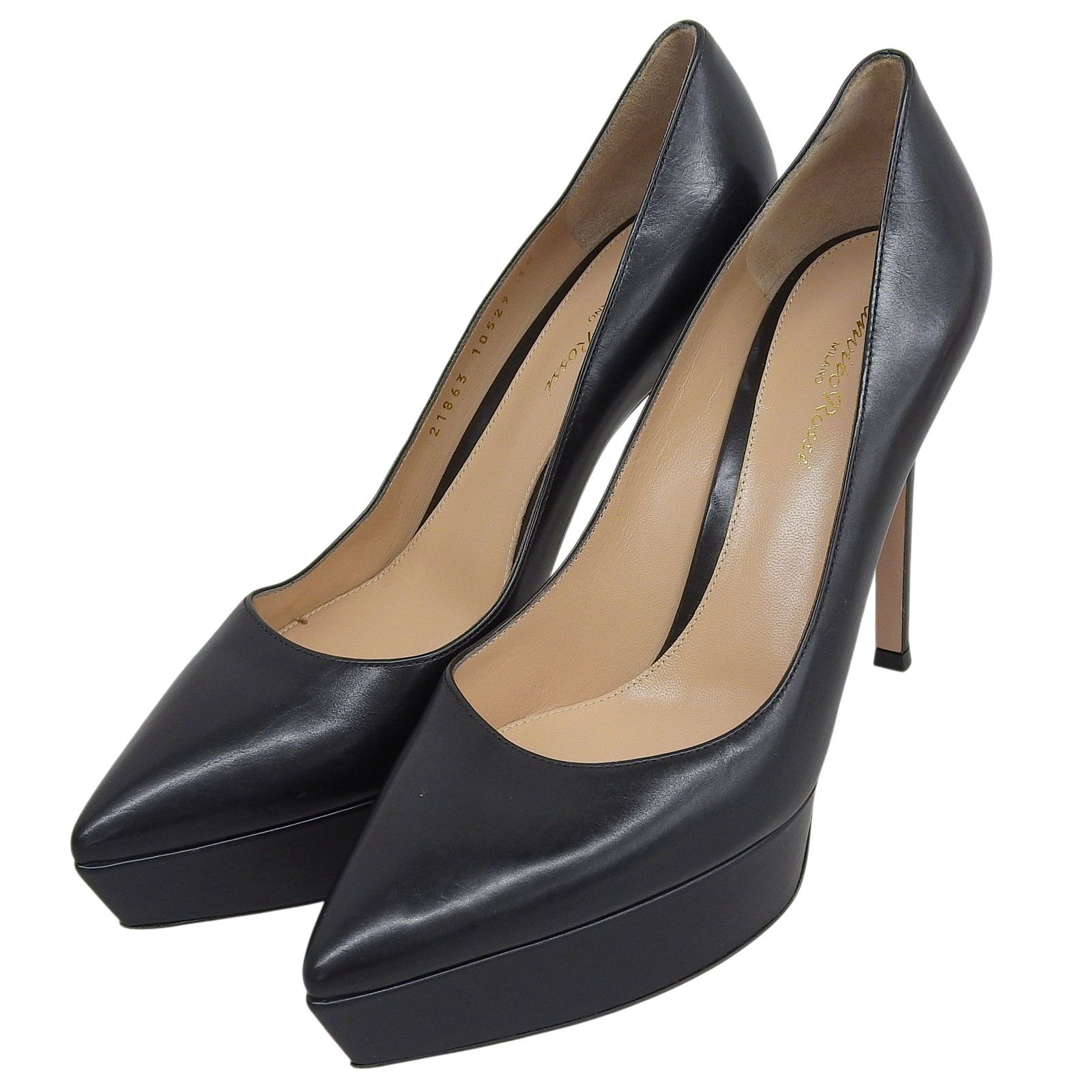 Other Other Gianvito Rossi Leather Pumps Leather Shoes DUTY FREE for USA Size ONE SIZE - 1 Thumbnail