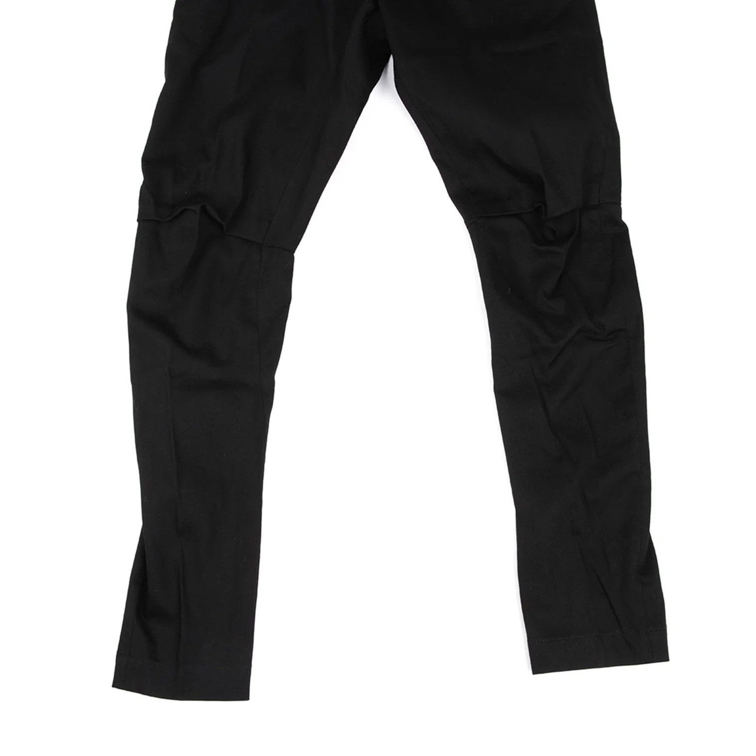 Ann Demeulemeester Cotton Neat Tuck Stretch Pants in Black XXS Size US 26 / EU 42 - 9 Thumbnail