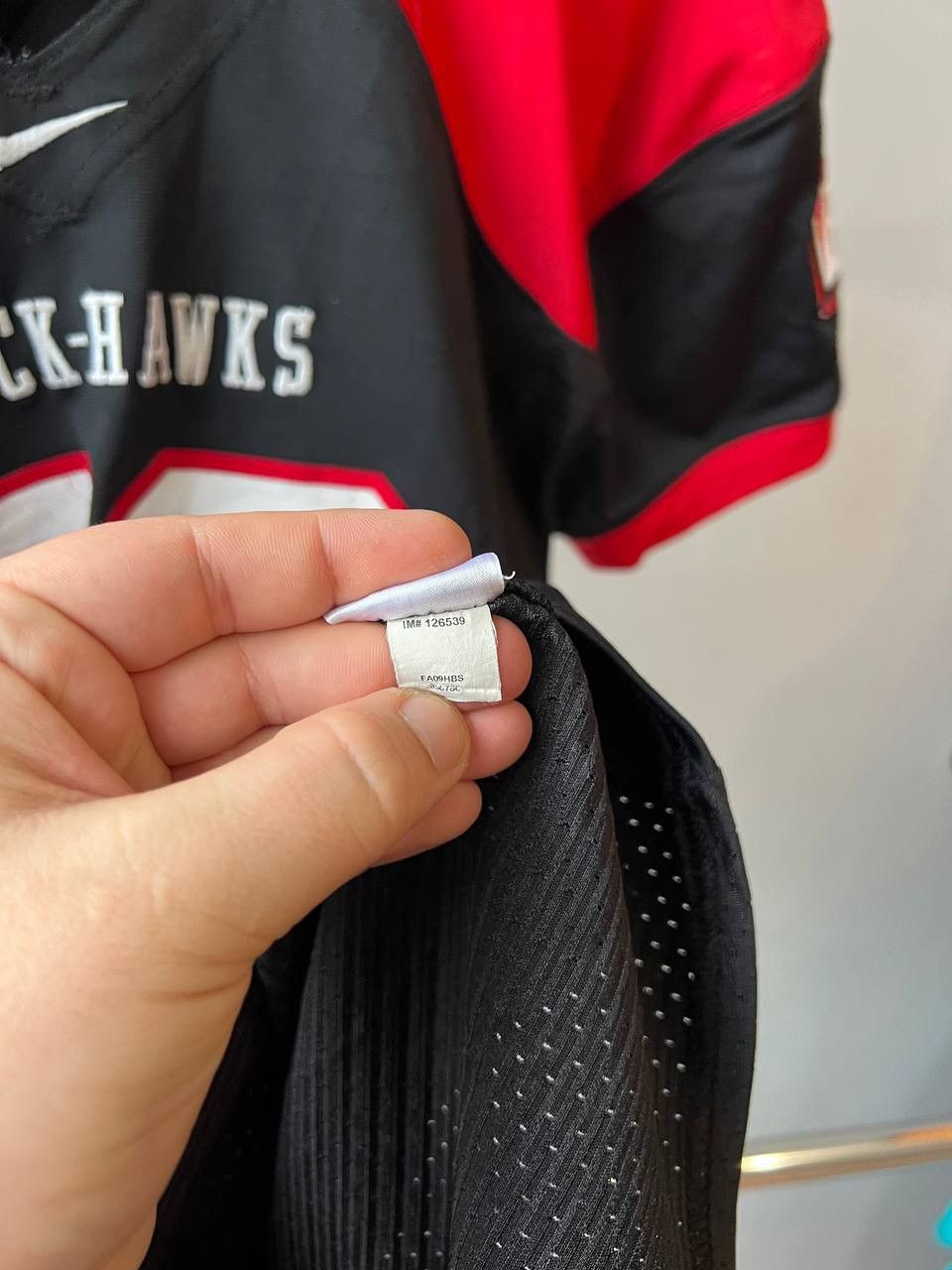 NHL 90’S RARE BLACK-HAWKS #50 PLAYER ISSUED GAME NIKE JERSEY XL Size US XL / EU 56 / 4 - 14 Thumbnail
