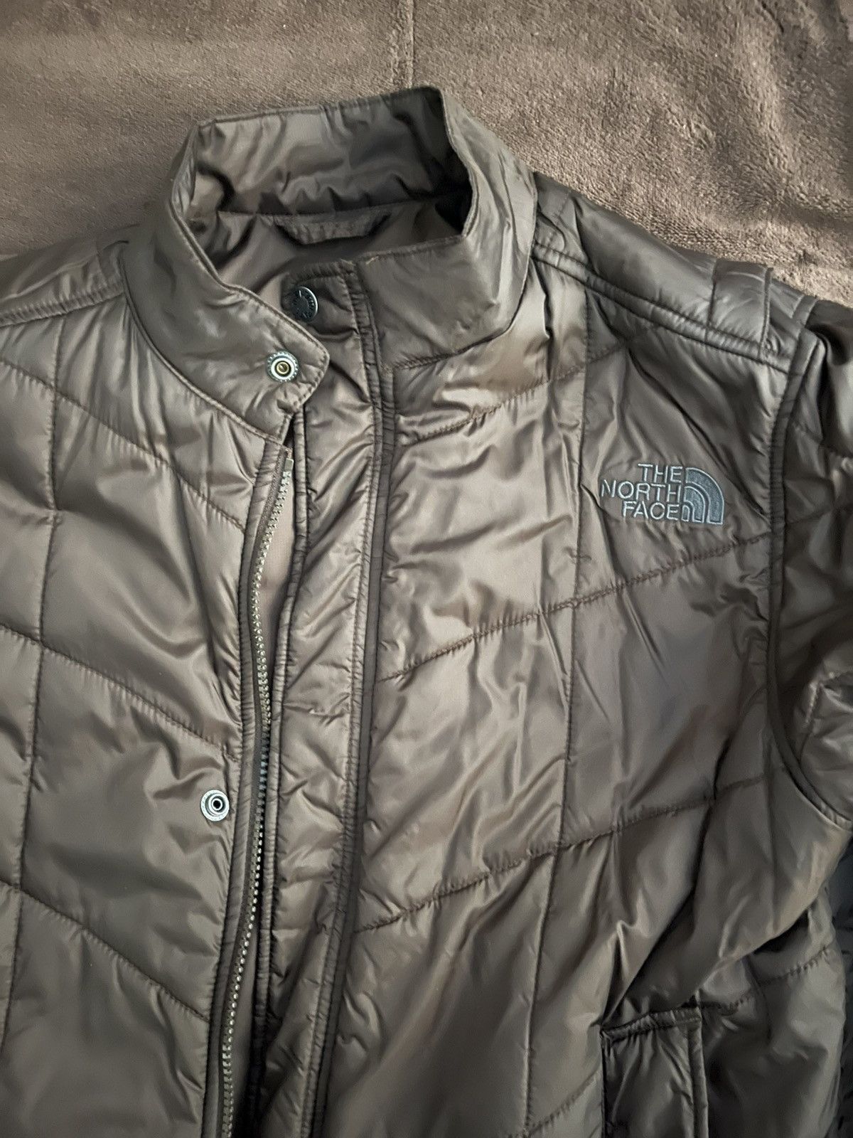 The North Face North Face Reversible Cryptic Jacket Ripstop Chocolate Brown Size US S / EU 44-46 / 1 - 9 Thumbnail