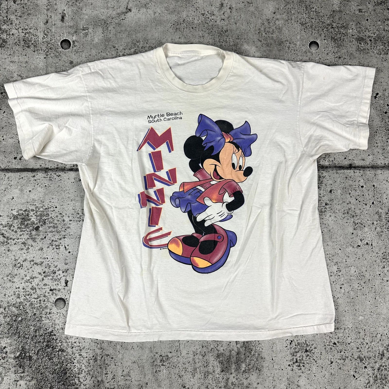 Disney Vintage Minnie Mouse Shirt Size XL Myrtle Beach SC 90s Size US XL / EU 56 / 4 - 1 Thumbnail