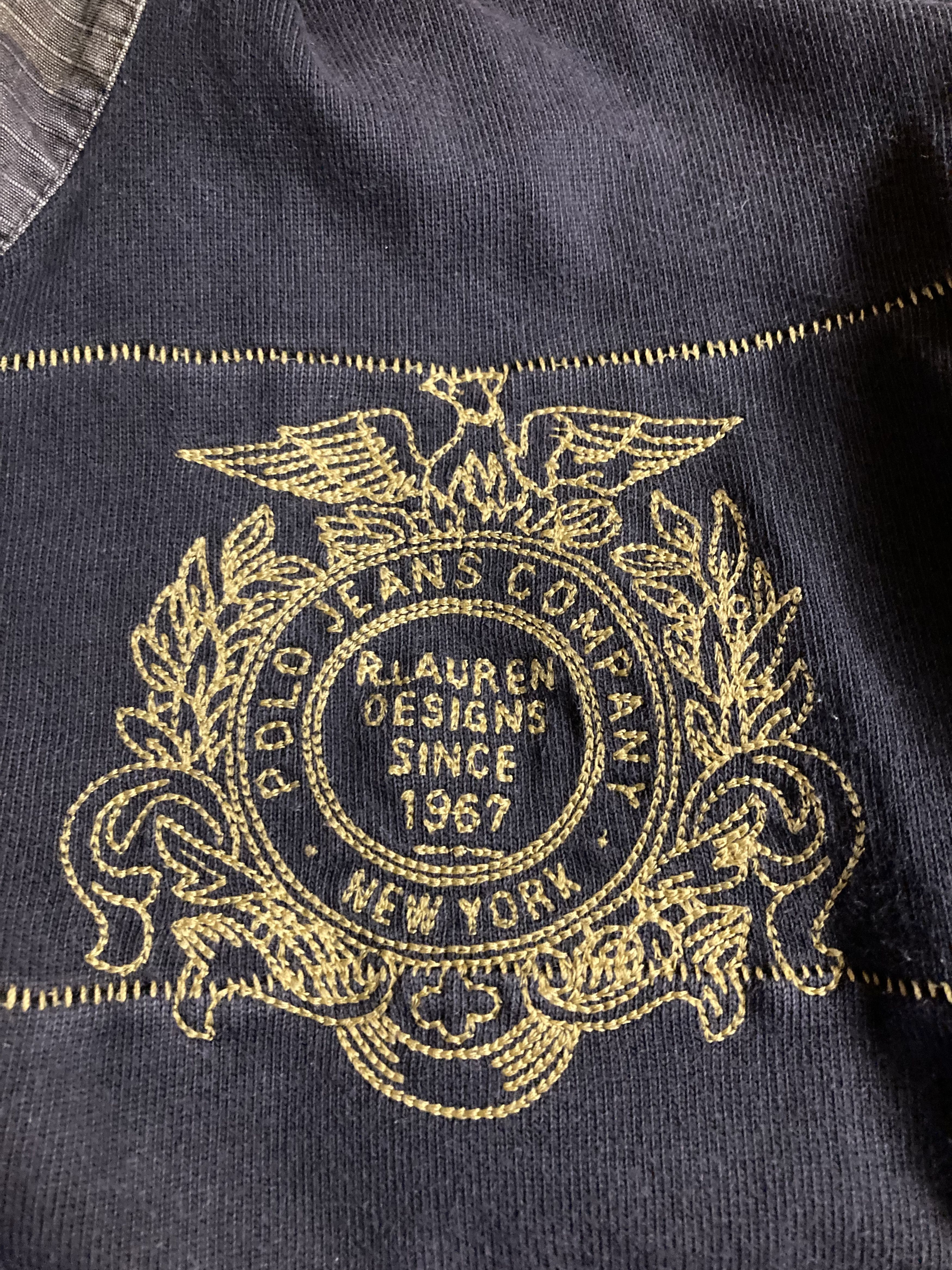 Lauren Ralph Lauren Rare Vintage Polo Jeans Ralph Lauren embroidered rugby polo, Size US M / EU 48-50 / 2 - 4 Thumbnail