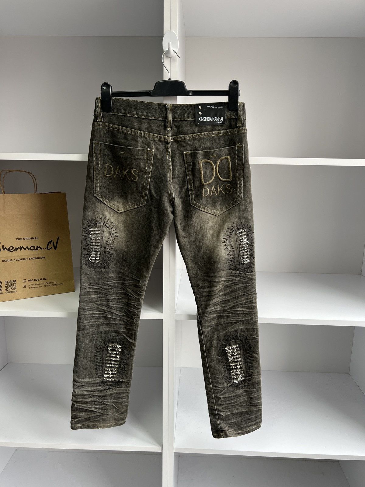 Japanese Brand × Vintage Vintage Japanese Style Archival Embroidered Pants Size US 32 / EU 48 - 13 Thumbnail