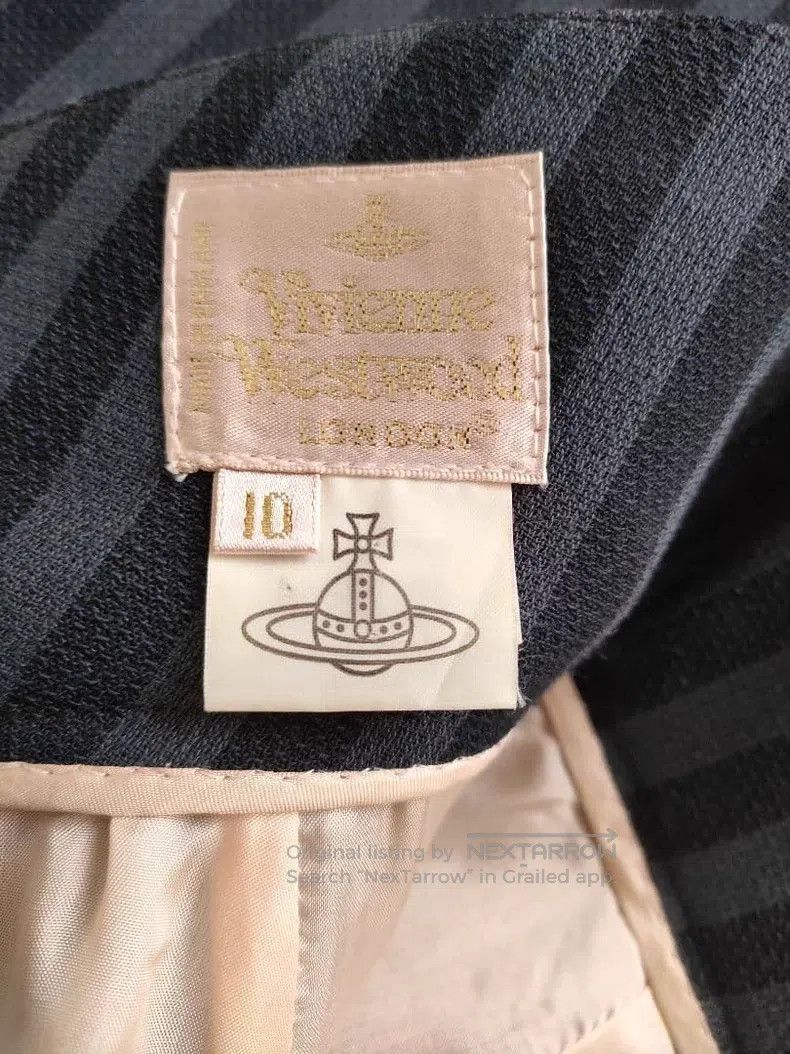 Vivienne Westwood Vivienne Westwood Gold-Trimmed Striped Suit Set Size XS / US 0-2 / IT 36-38 - 6 Thumbnail