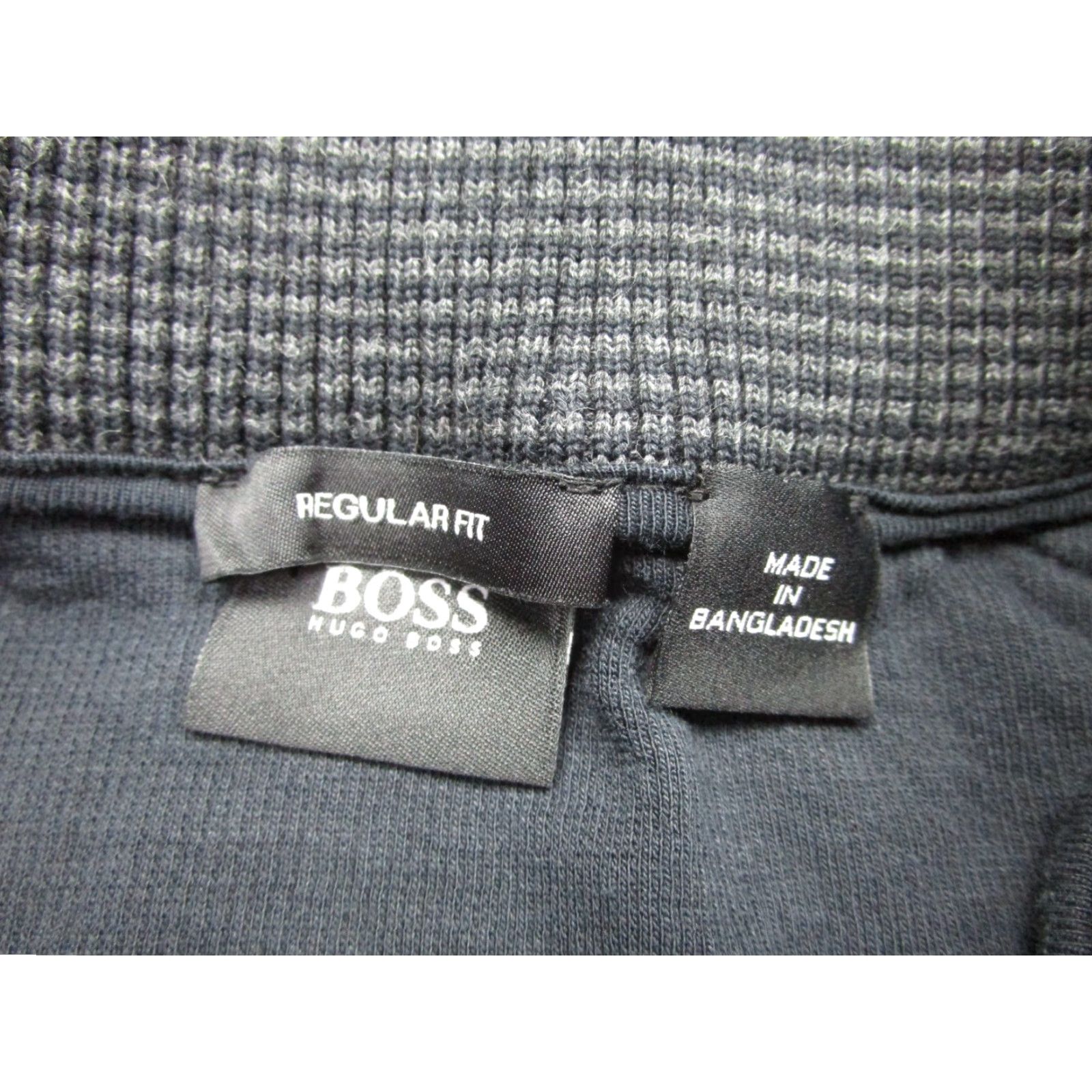 Hugo Boss HUGO BOSS Sweater Mens M Black 1/4 Zip Pullover Mock Knit Sweatshirt Adult Regular Knit Golf Shirt Size US M / EU 48-50 / 2 - 6 Thumbnail