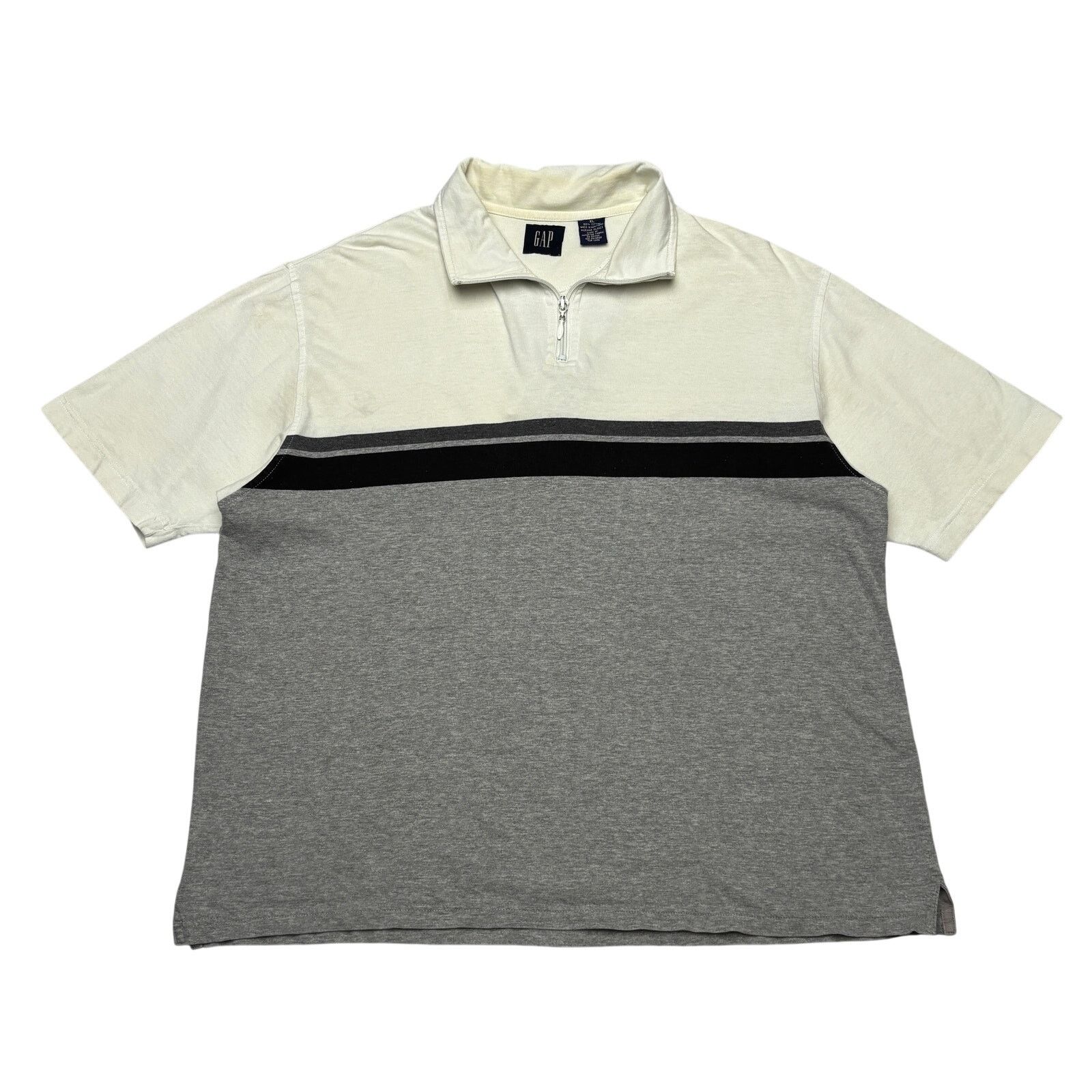 Gap Vintage 90s Gap 1/4 Quarter Zip Polo Shirt Men's XL Size US XL / EU 56 / 4 - 1 Thumbnail