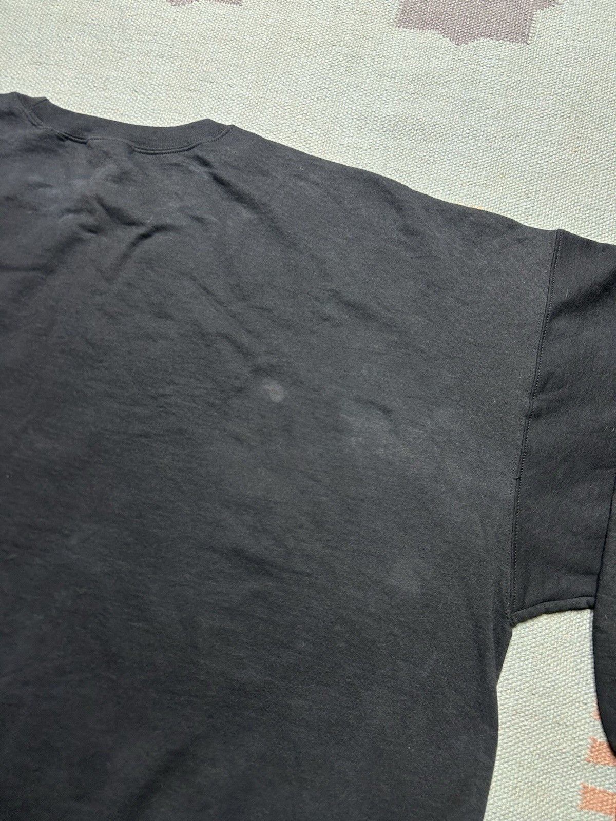 Hanes Hanes eco smart crewneck sweatshirt blank blac soft cozy 5XL Size US XXL / EU 58 / 5 - 8 Thumbnail