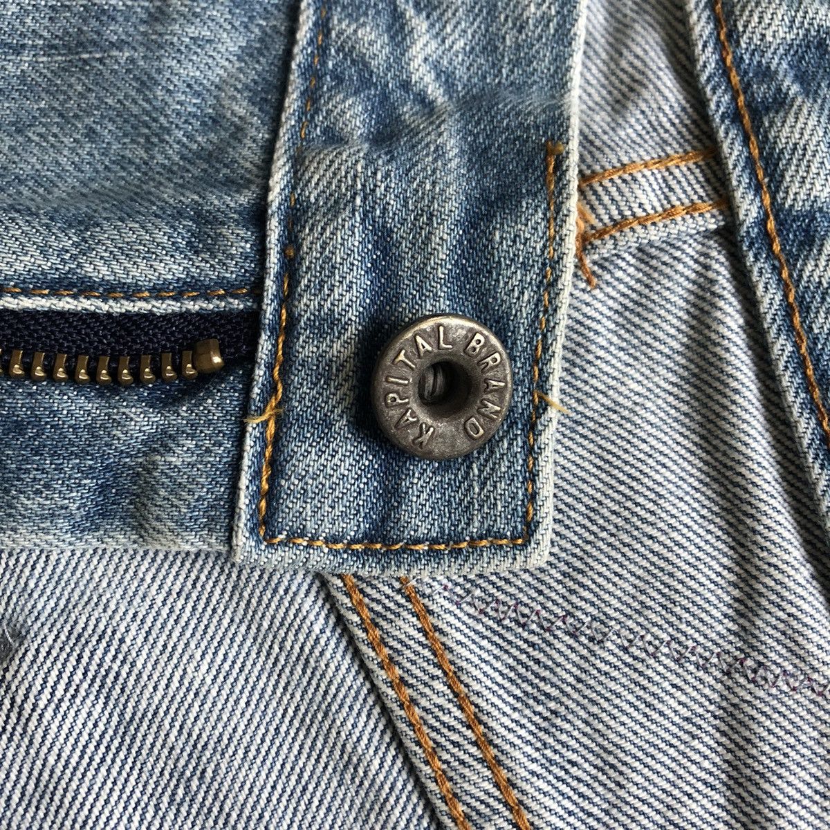 Kapital × Kapital Kountry Kapital Flarestar Happy Patchwork Denim Size US 30 / EU 46 - 3 Thumbnail
