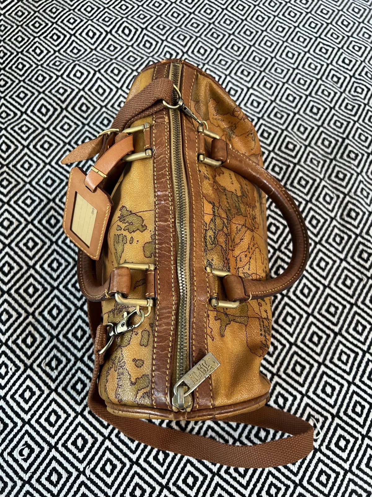 Alviero Martini Alviero Martini classic Geo leather satchel handbag Size ONE SIZE - 3 Thumbnail
