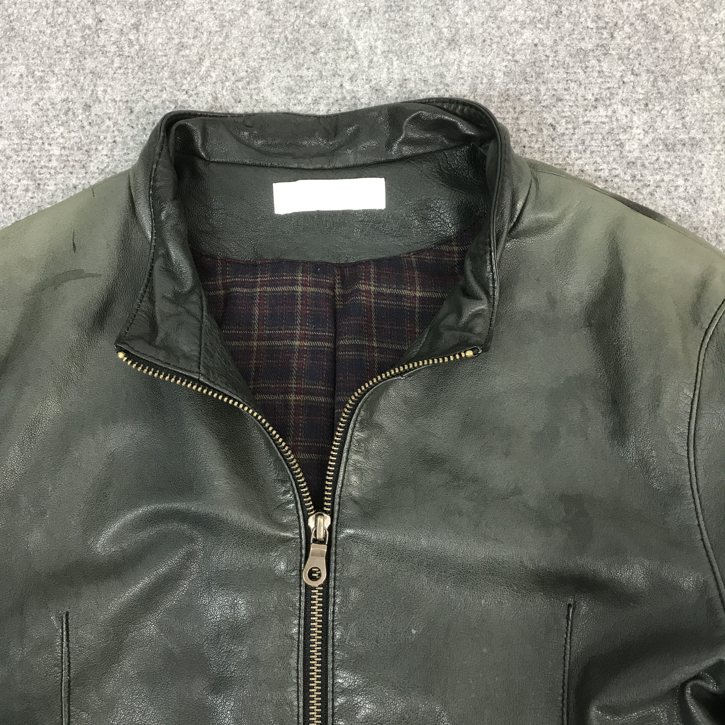 If Six Was Nine LUI'S BRAND JAPAN FADED LEATHER JACKET K66B10 Size US M / EU 48-50 / 2 - 7 Thumbnail