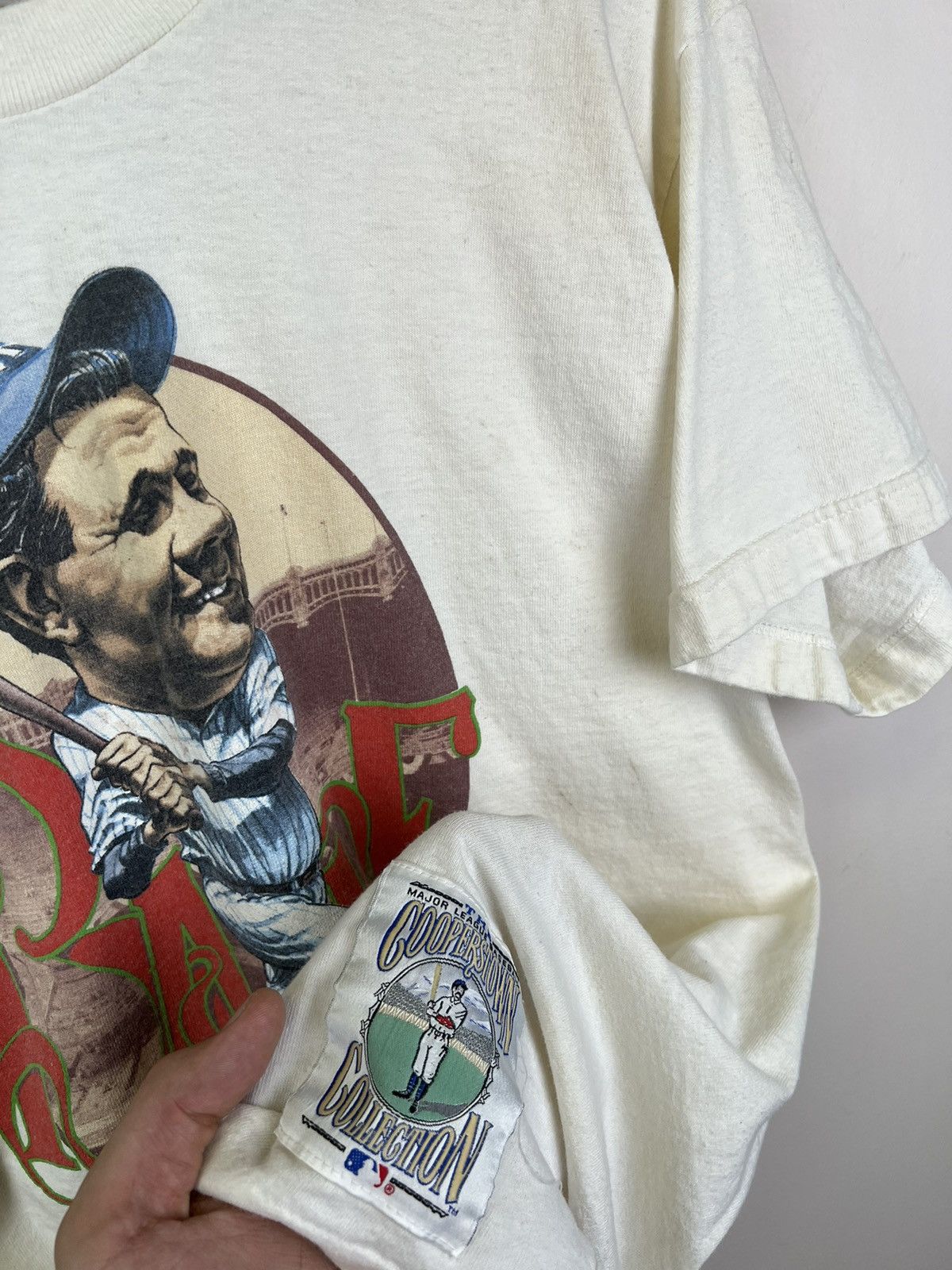 MLB Vintage Rare 1989 Babe Ruth Salem Sportswear Tee Size US XL / EU 56 / 4 - 4 Thumbnail