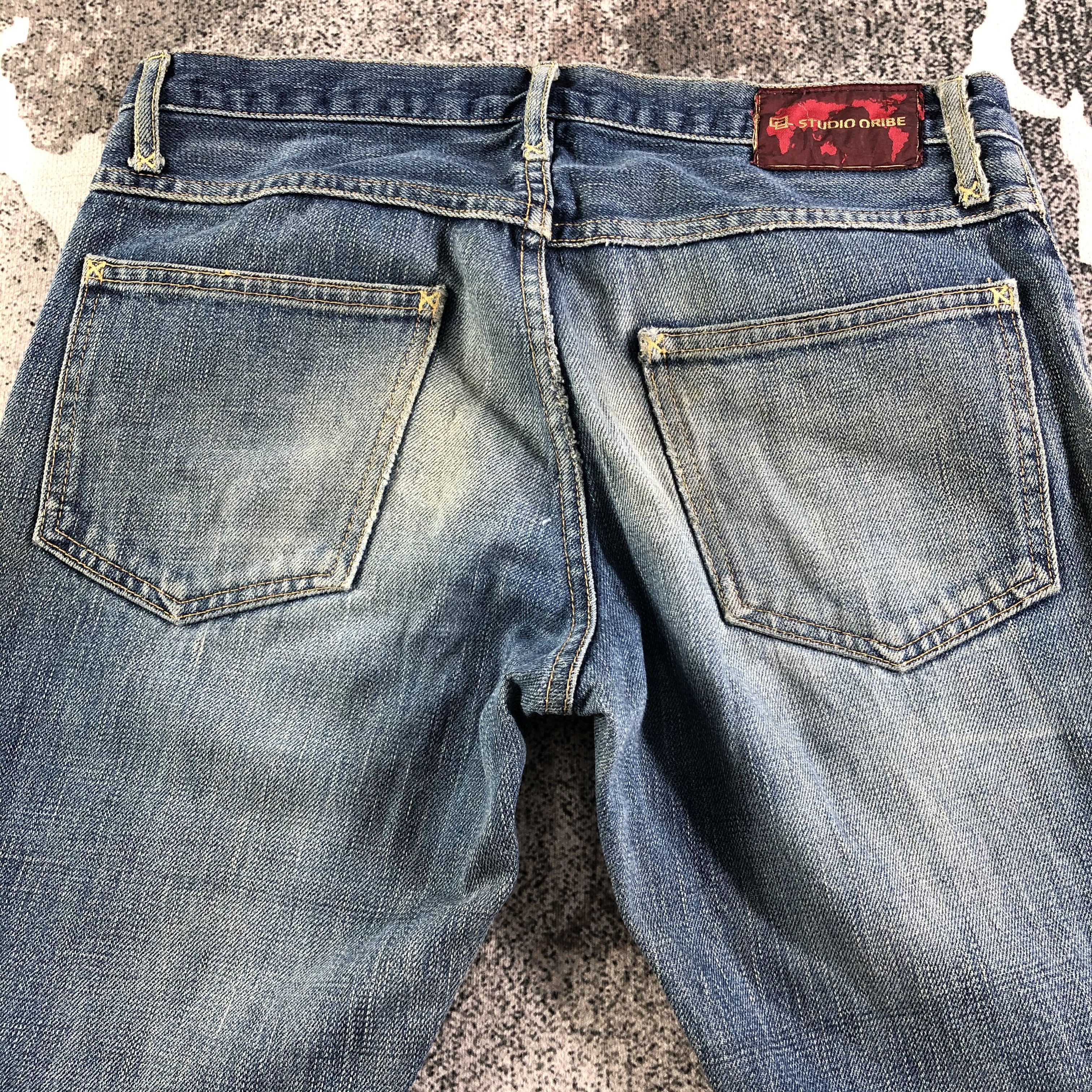 SHIPS Studio Oribe x Ships Jeans Ripped Selvedge Denim KJ2691 Size US 30 / EU 46 - 4 Thumbnail