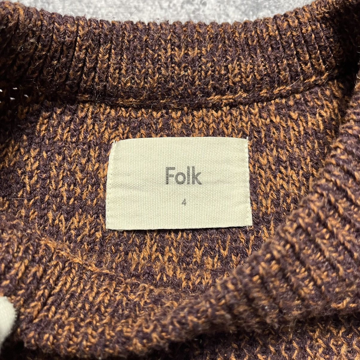 Folk Folk Knit Sweater Luxury Designer Streetwear Size US XL / EU 56 / 4 - 3 Thumbnail