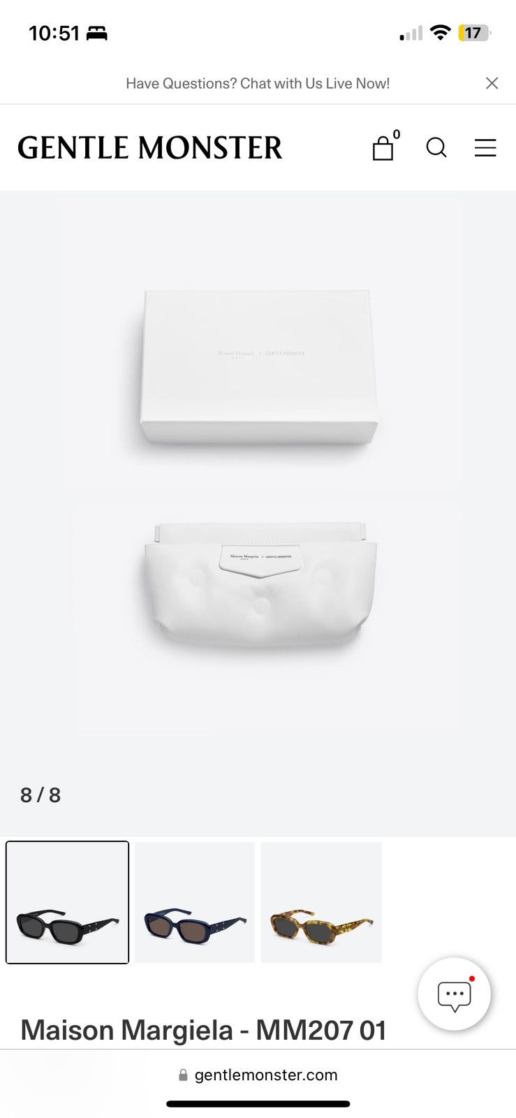 Gentle Monster × Maison Margiela Gentle monster maison margiela m207 sunglasses Size ONE SIZE - 5 Thumbnail