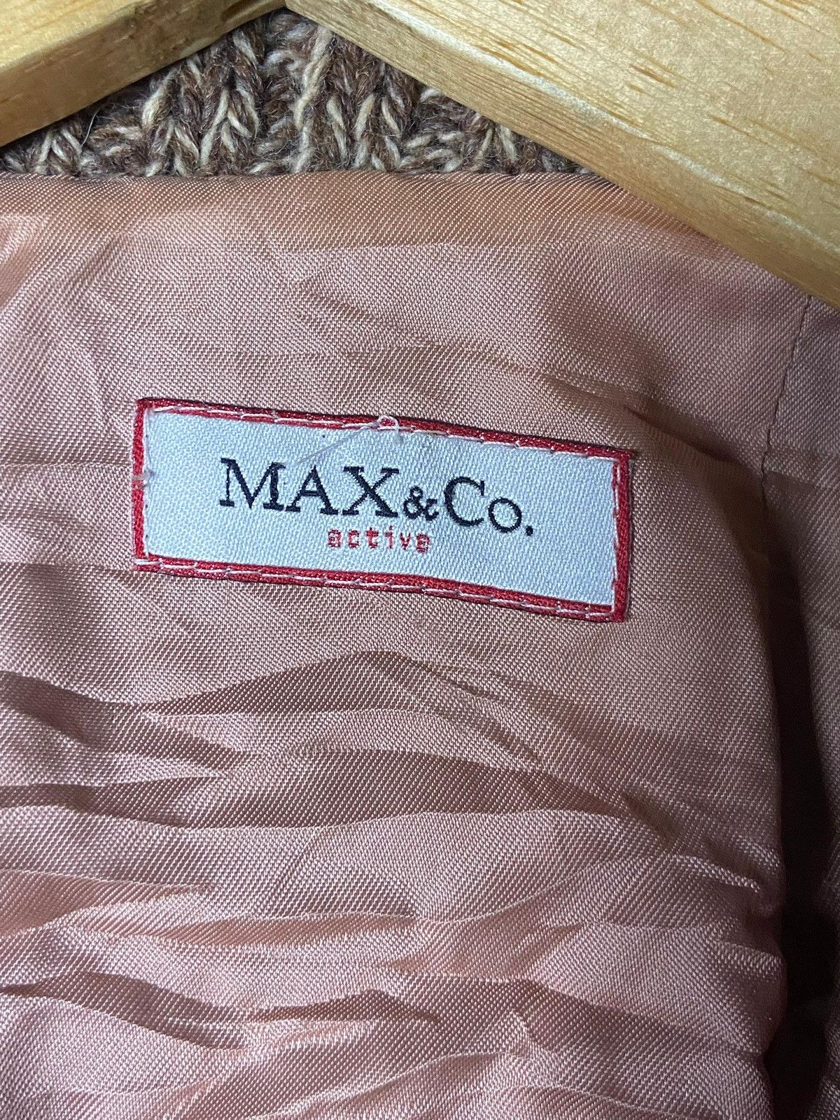 Japanese Brand Vintage Max & Co Tweed Long Coat (156) Size US XXS / EU 40 - 8 Thumbnail