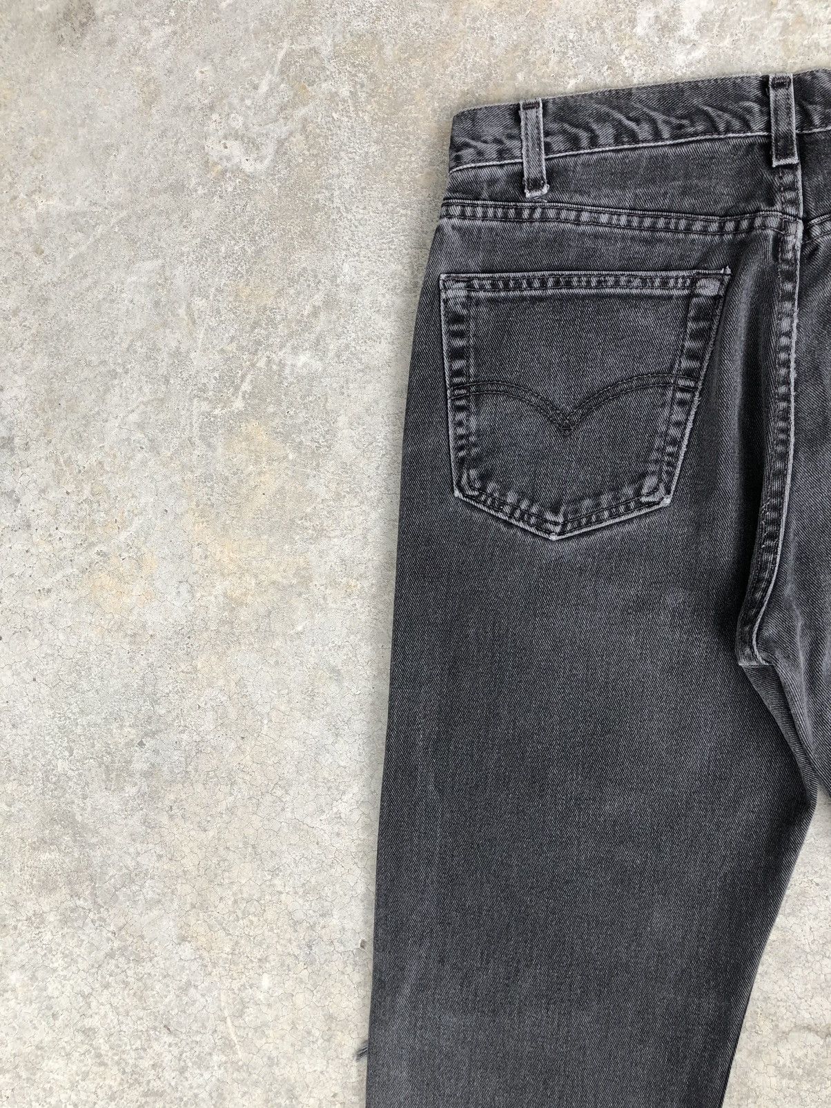 If Six Was Nine Vintage Levis 505 Patchwork Distressed Jeans Size US 33 - 11 Thumbnail