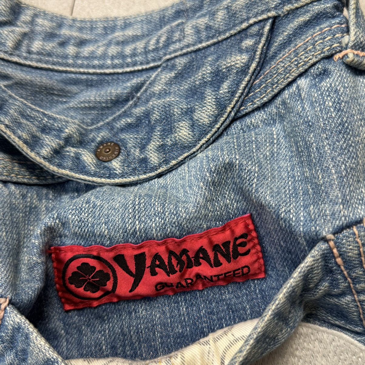 Evisu Evisu Face Half Denim Jeans Pants Size US 31 - 3 Thumbnail