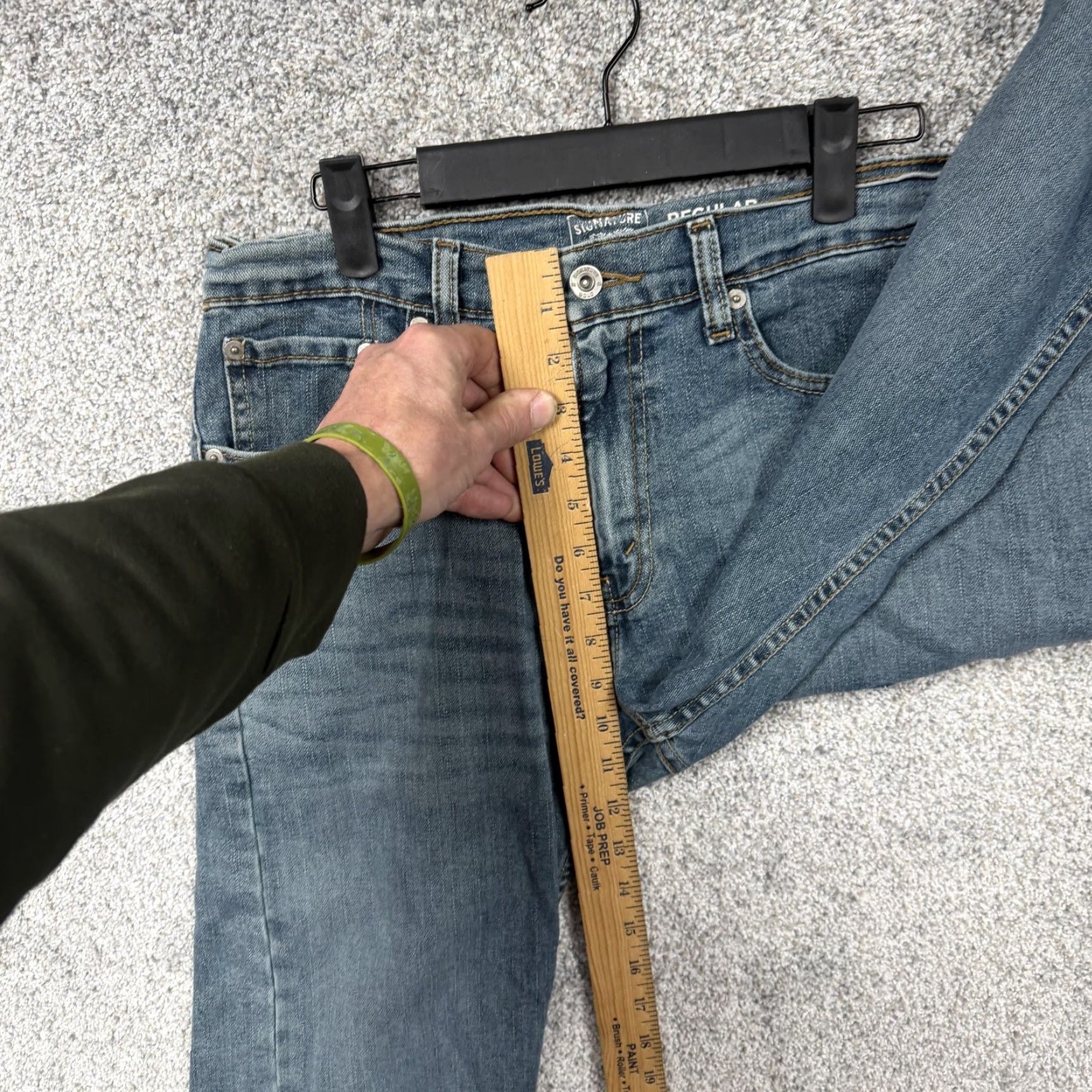 Levi's Levi's Gold Jeans Mens 30x28 Blue Straight Leg Mid Wash Denim Ind ie Sleaze Jeans 5-Pocket Signature Gold Logo Mens Distressed? Size US 30 / EU 46 - 5 Thumbnail
