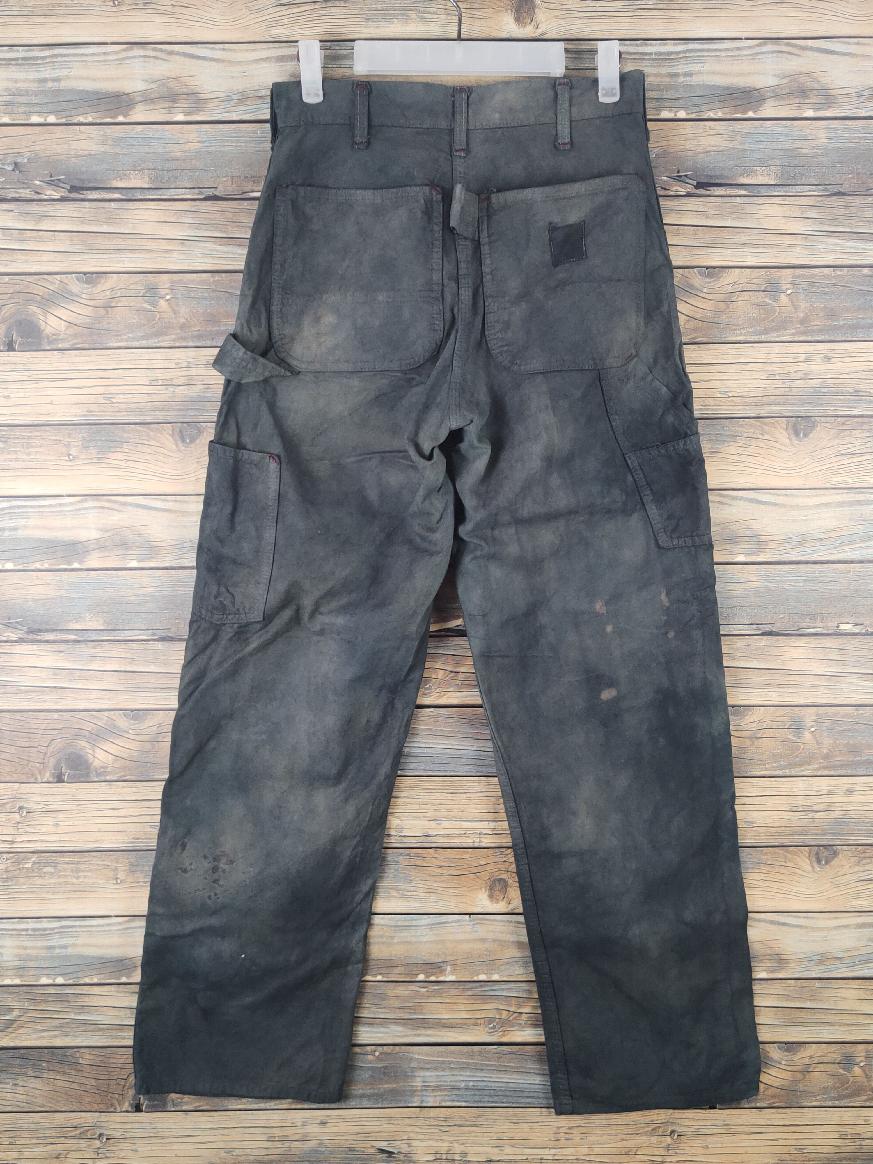 Carhartt DL Carhartt Black Faded Multipocket Cargo Pants #46-076 Size US 27 - 7 Thumbnail