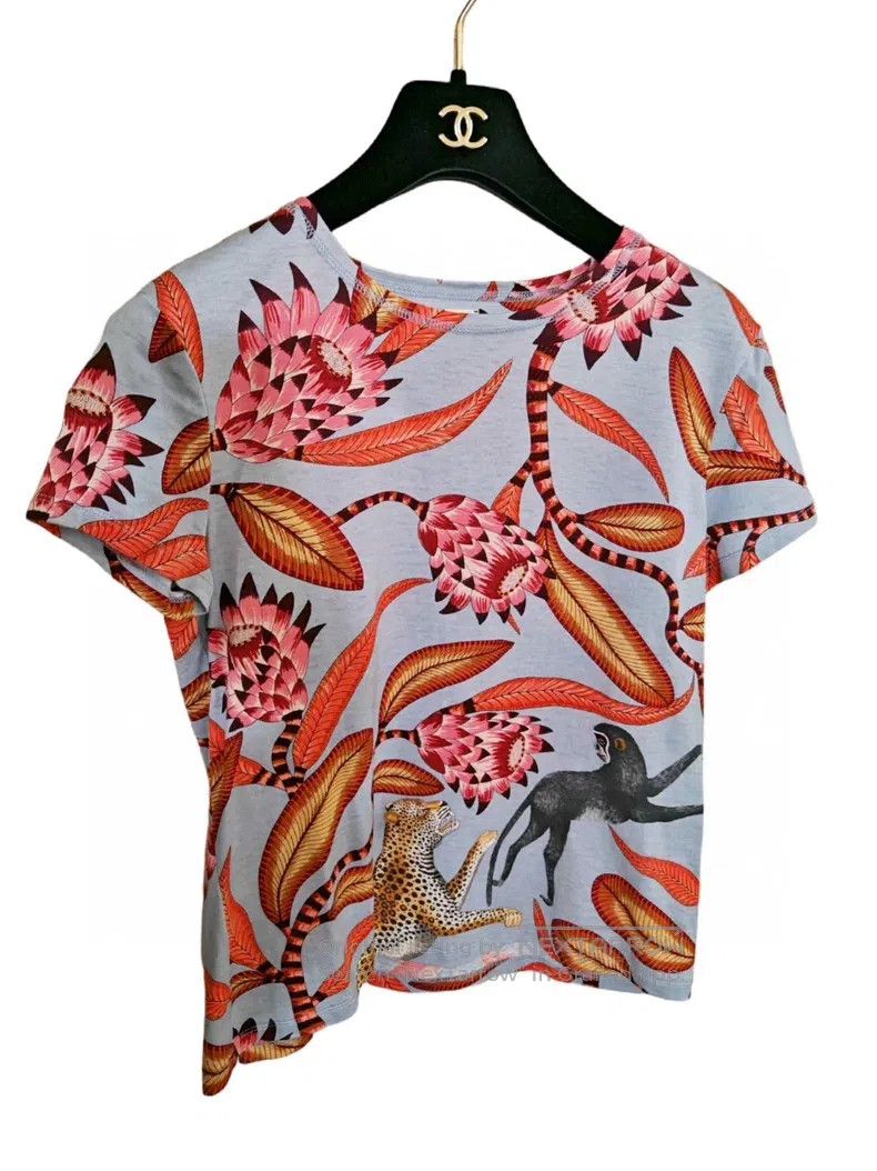 Hermes Hermes Printed short-sleeve T-shirt Size XS / US 0-2 / IT 36-38 - 1 Thumbnail