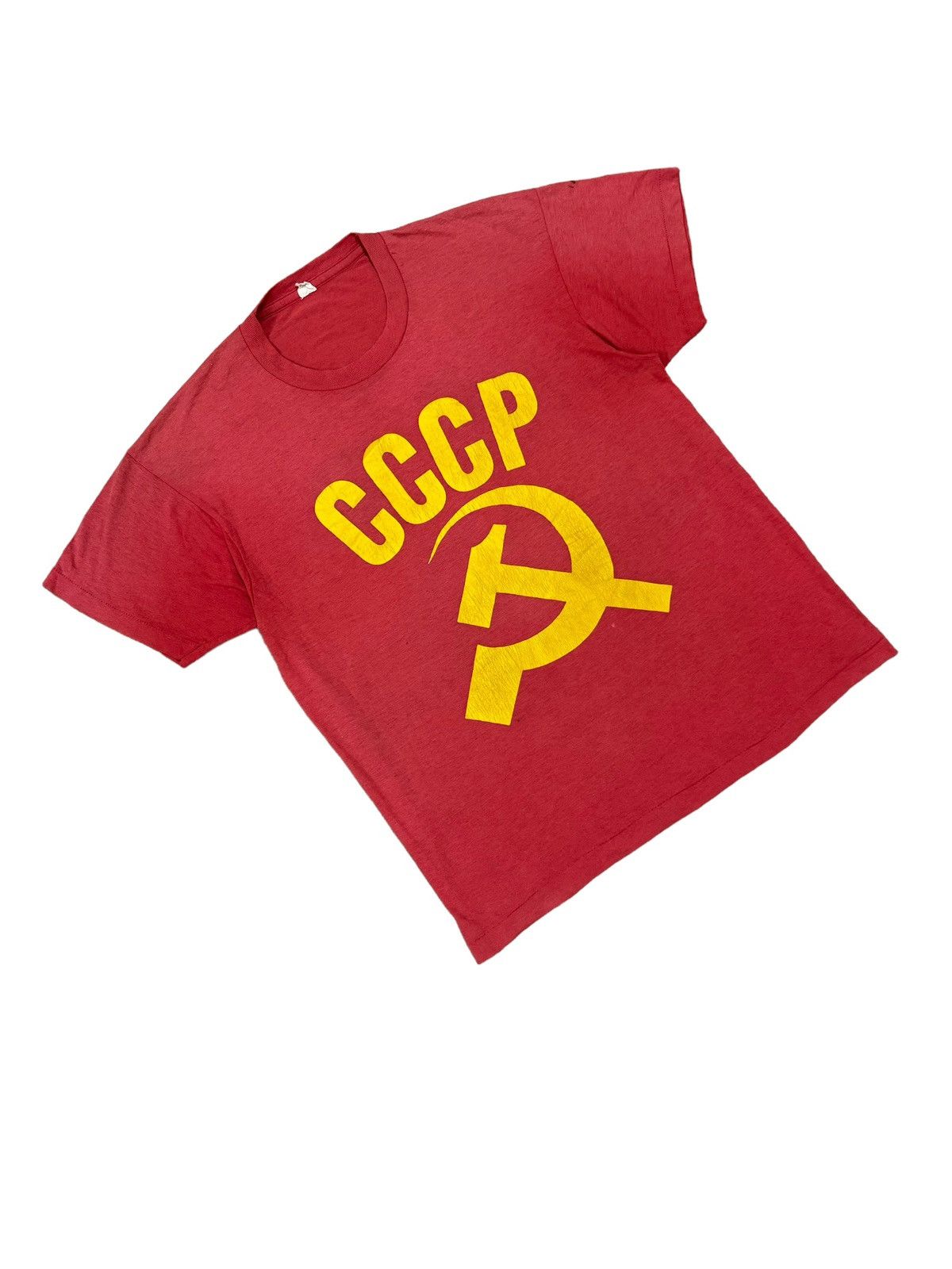 Cccp Vtg🔥80’s Cccp Tee Size US XL / EU 56 / 4 - 5 Thumbnail
