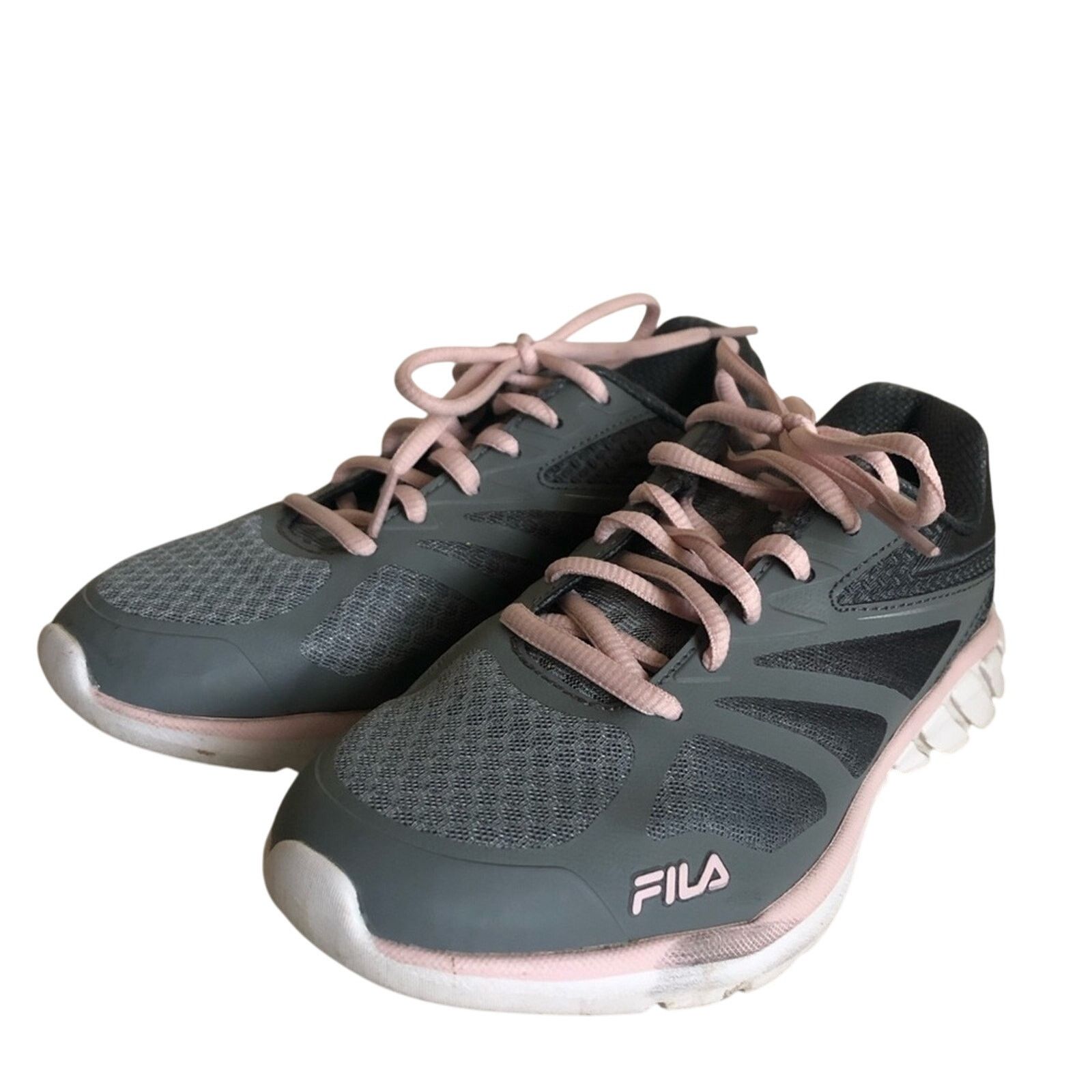 Fila Fila Speedstride Mesh Gray Pink Sneaker Running Tennis Shoes Size US 6.5 / IT 36.5 - 1 Thumbnail