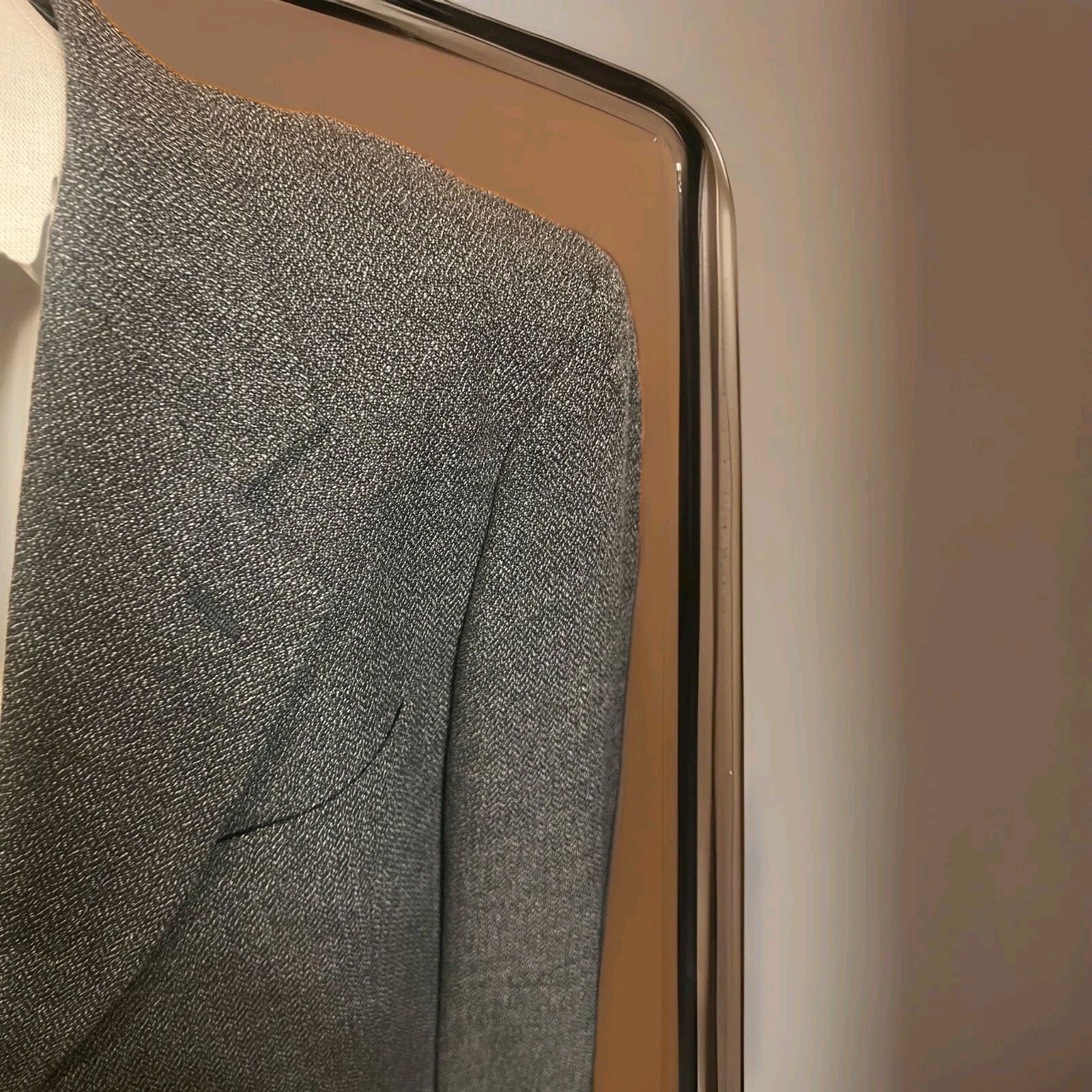 Giorgio Armani Giorgio Armani 3bt Gray Blazer Size 44 Size 44R - 4 Thumbnail