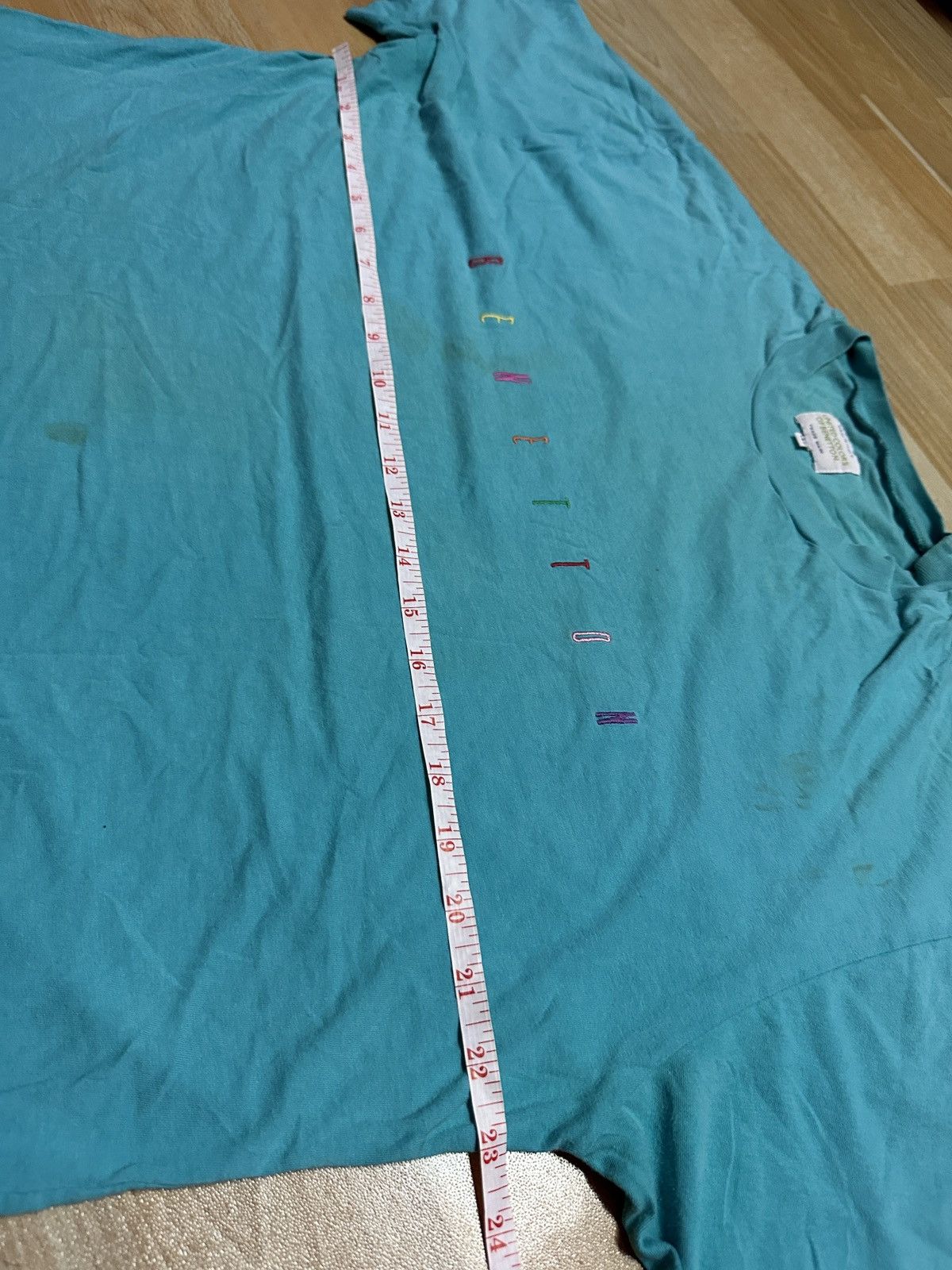 Benetton × United Colors Of Benetton 🌈 Benetton Colourfull Spellout Simple Style Tee Size US XL / EU 56 / 4 - 10 Thumbnail