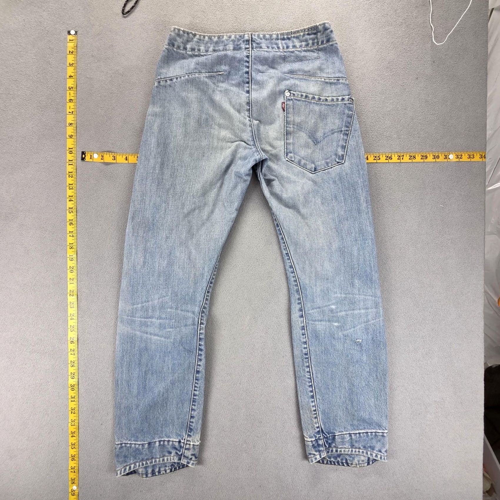 Levi's Vintage Levi'S Engineered Jeans Womens Straight Twisted One Pocket Fits 24x27 Size 42" / US 20 - 2 Thumbnail