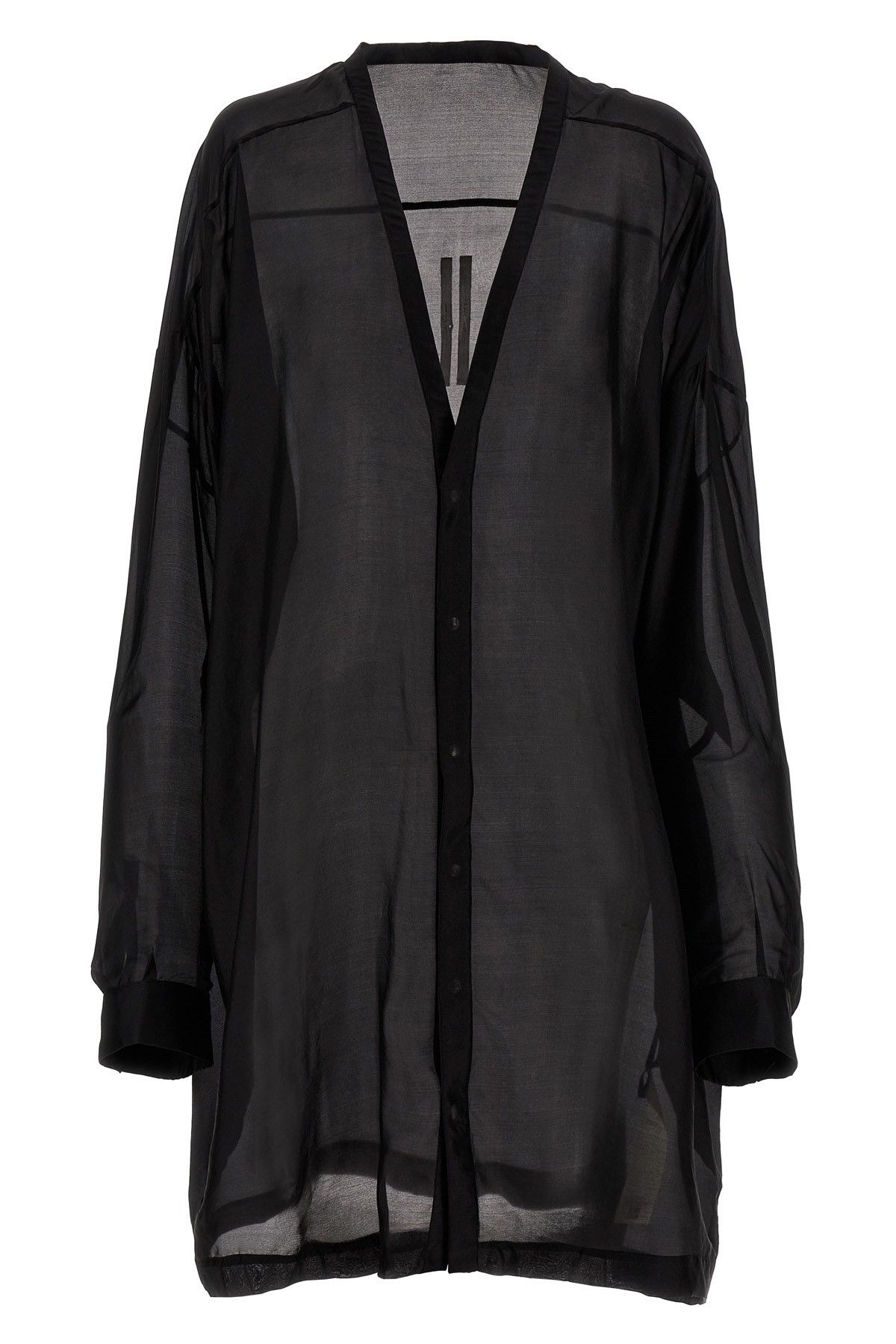 image of Rick Owens 'lido Larry' Shirt in Black, Men's (Size Large)