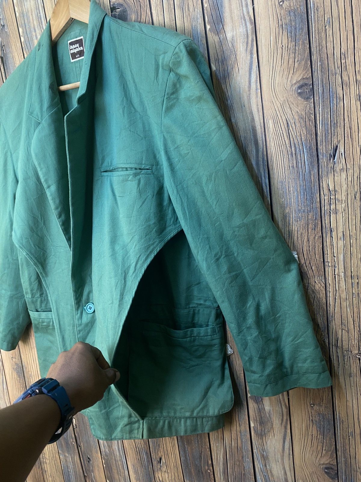 Issey Miyake 🔥🔥 80s issey miyake men single breasted jacket Size US M / EU 48-50 / 2 - 3 Thumbnail