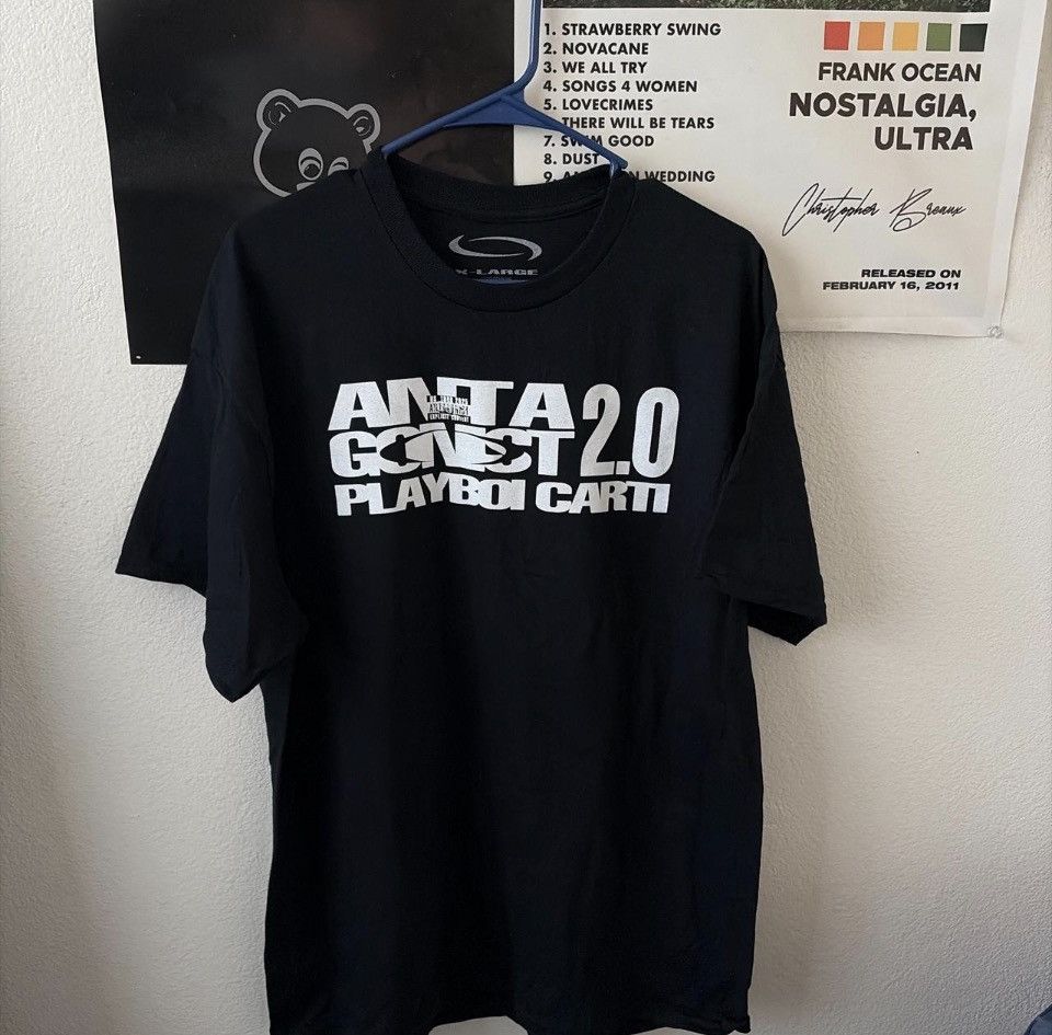 Playboi Carti “Antagonist 2.0” VIP Tee – Black (2025) 🖤