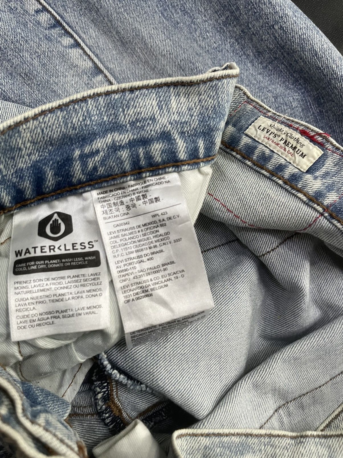 Edwin × Levi's × Vintage Y2k vintage LEVIS engineered curved Leg dirty denim pants Size US 34 / EU 50 - 17 Thumbnail