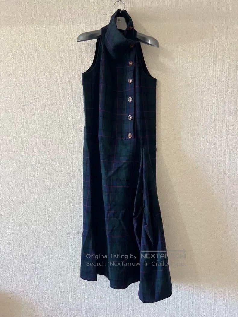 Vivienne Westwood Vivienne Westwood Plaid Asymmetric Pocket Dress, Wool Plai Size M / US 6-8 / IT 42-44 - 4 Thumbnail