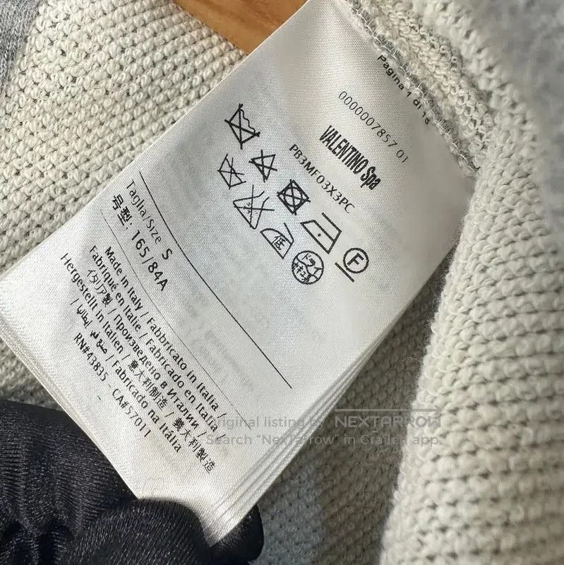 Valentino Valentino Gray Embroidered Women's Hoodie . Size S / US 4 / IT 40 - 6 Thumbnail