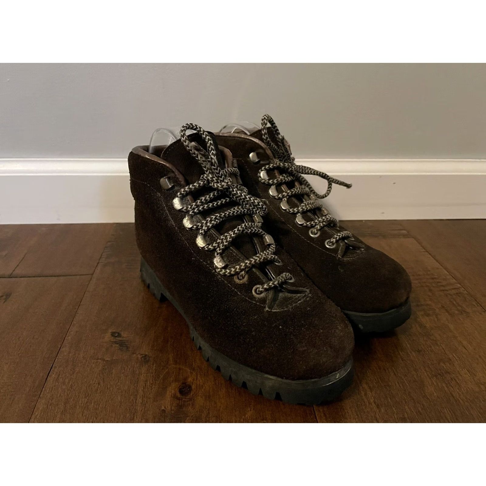 Vibram VINTAGE Bavaria Leather Mountain Boots Vibram Montagna Italy Women's 6.5B Size US 7 / IT 37 - 3 Thumbnail