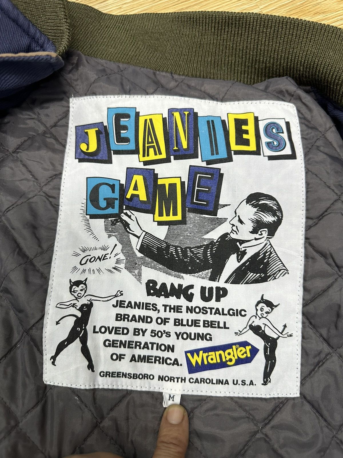 Wrangler Vintage Rare Jeanies Game Blue Bell Wrangler Jacket Z64 Size US M / EU 48-50 / 2 - 9 Thumbnail