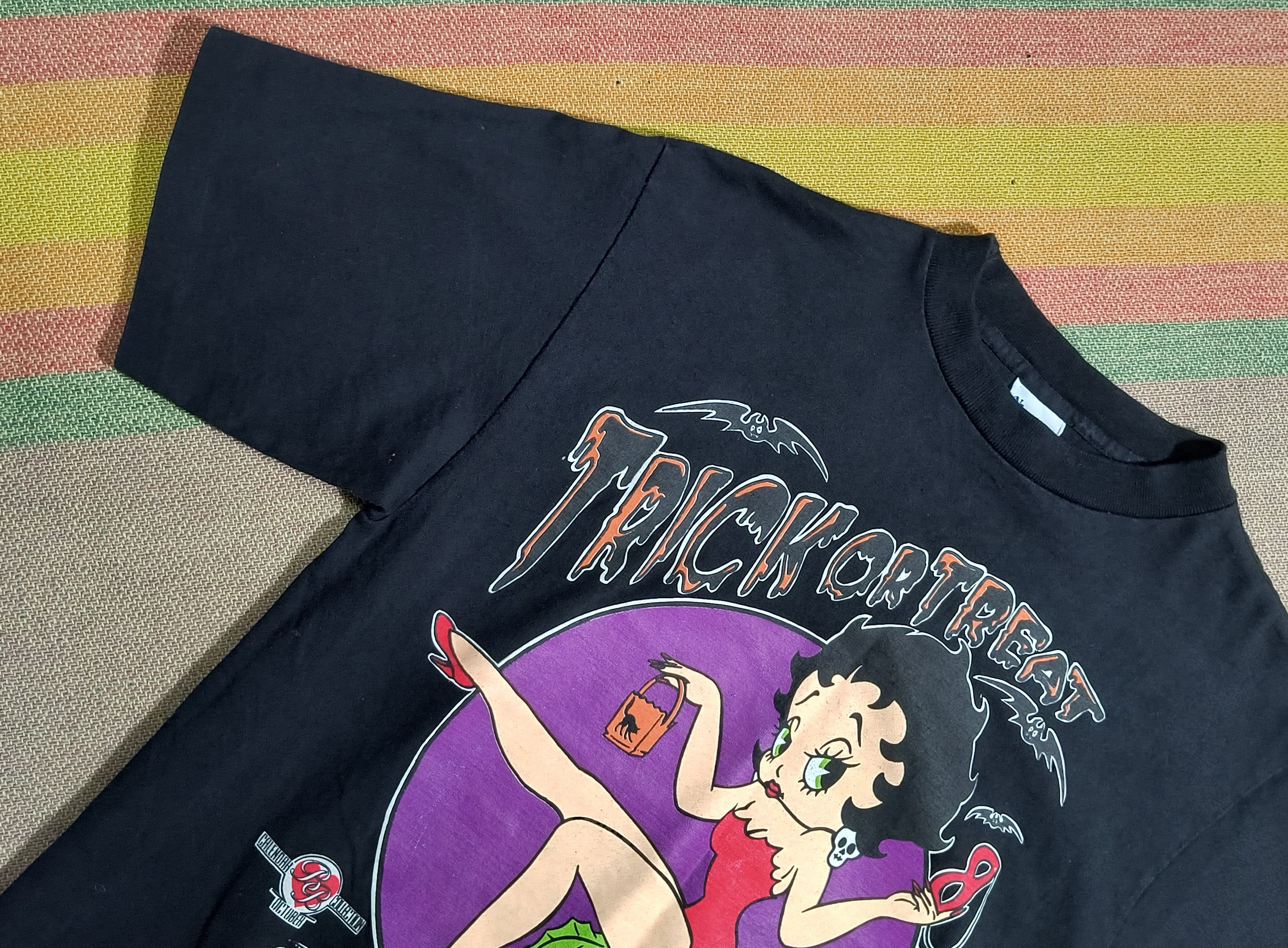 Vintage Vintage Betty Boop trick or treat 1994 tee Size US M / EU 48-50 / 2 - 4 Thumbnail