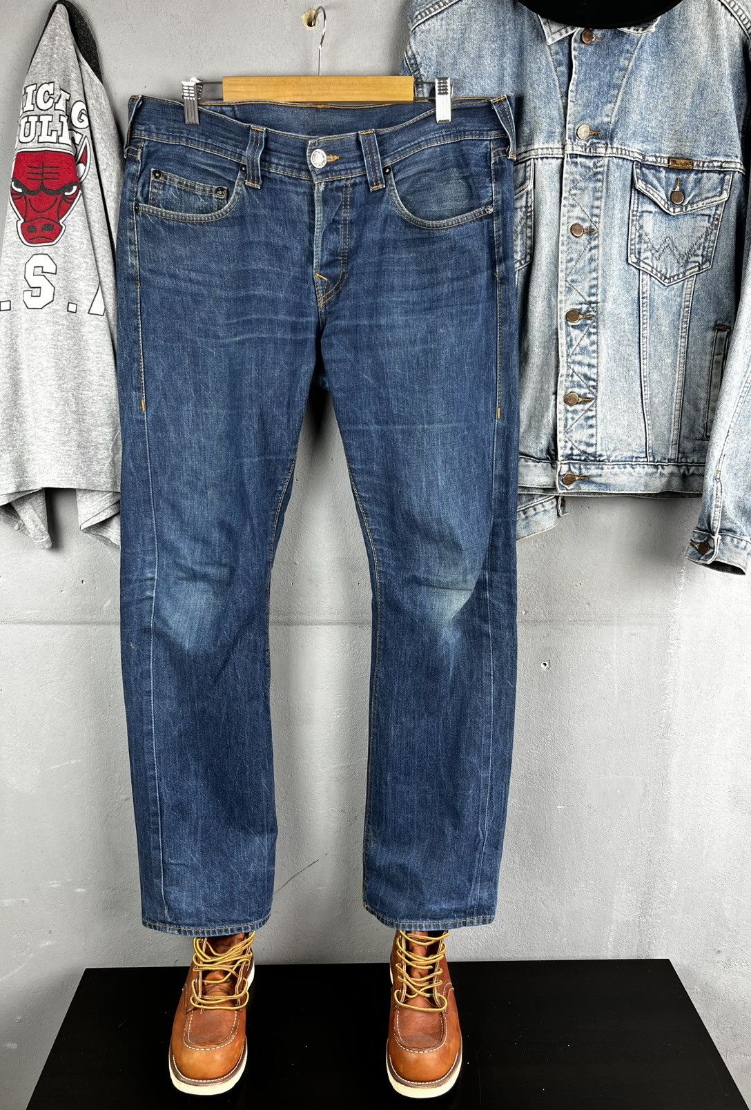 True Religion true religion selvedge jeans pants Size US 34 / EU 50 - 1 Thumbnail
