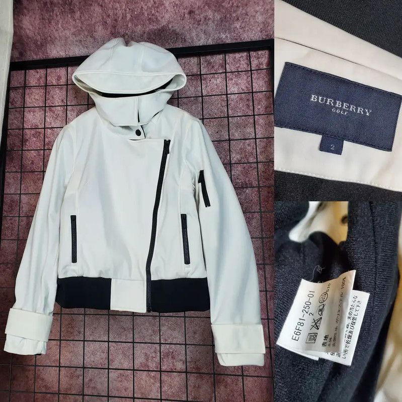Burberry Burberry Men's White Spring Autumn Hooded Jacket Size US M / EU 48-50 / 2 - 1 Thumbnail